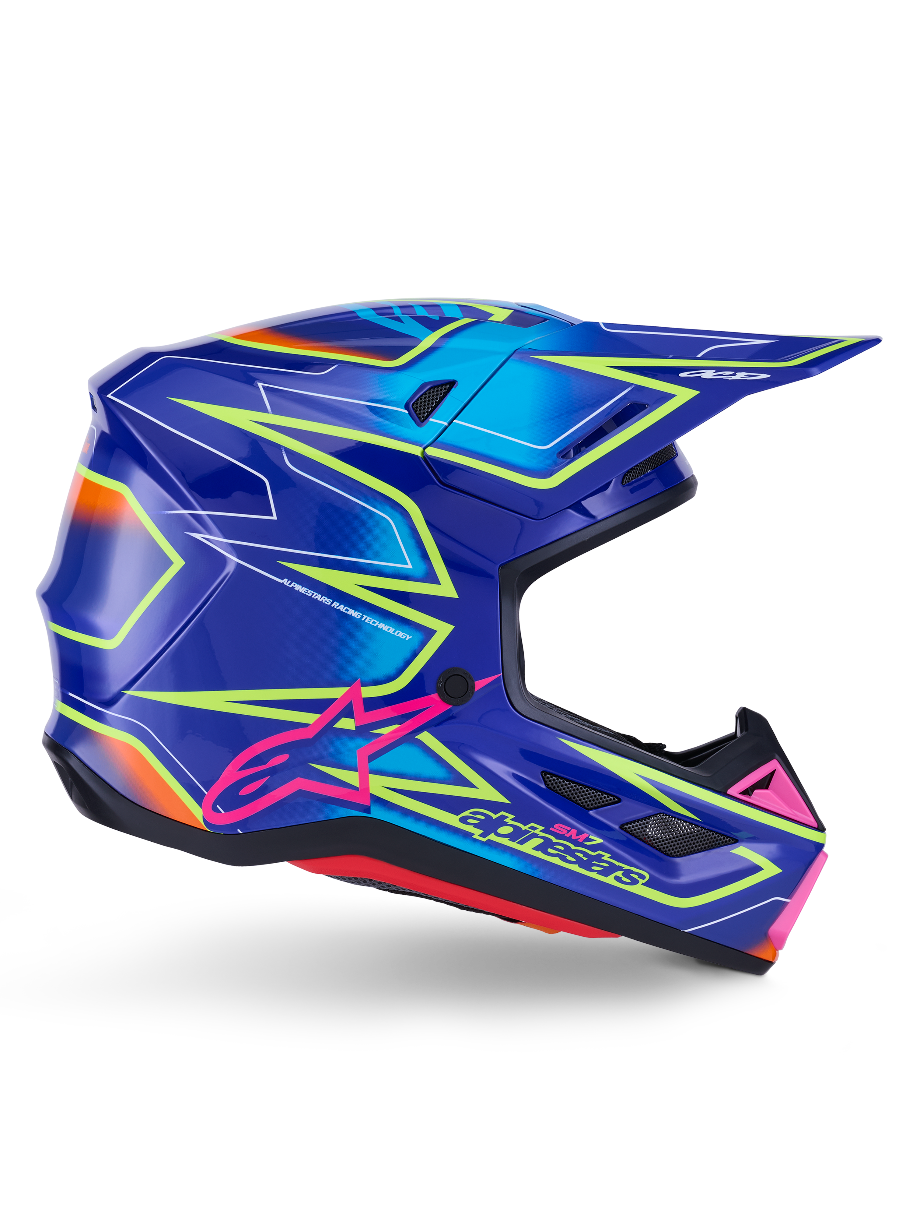 S-M7 Cast - Blue MX Helmet | Alpinestars®