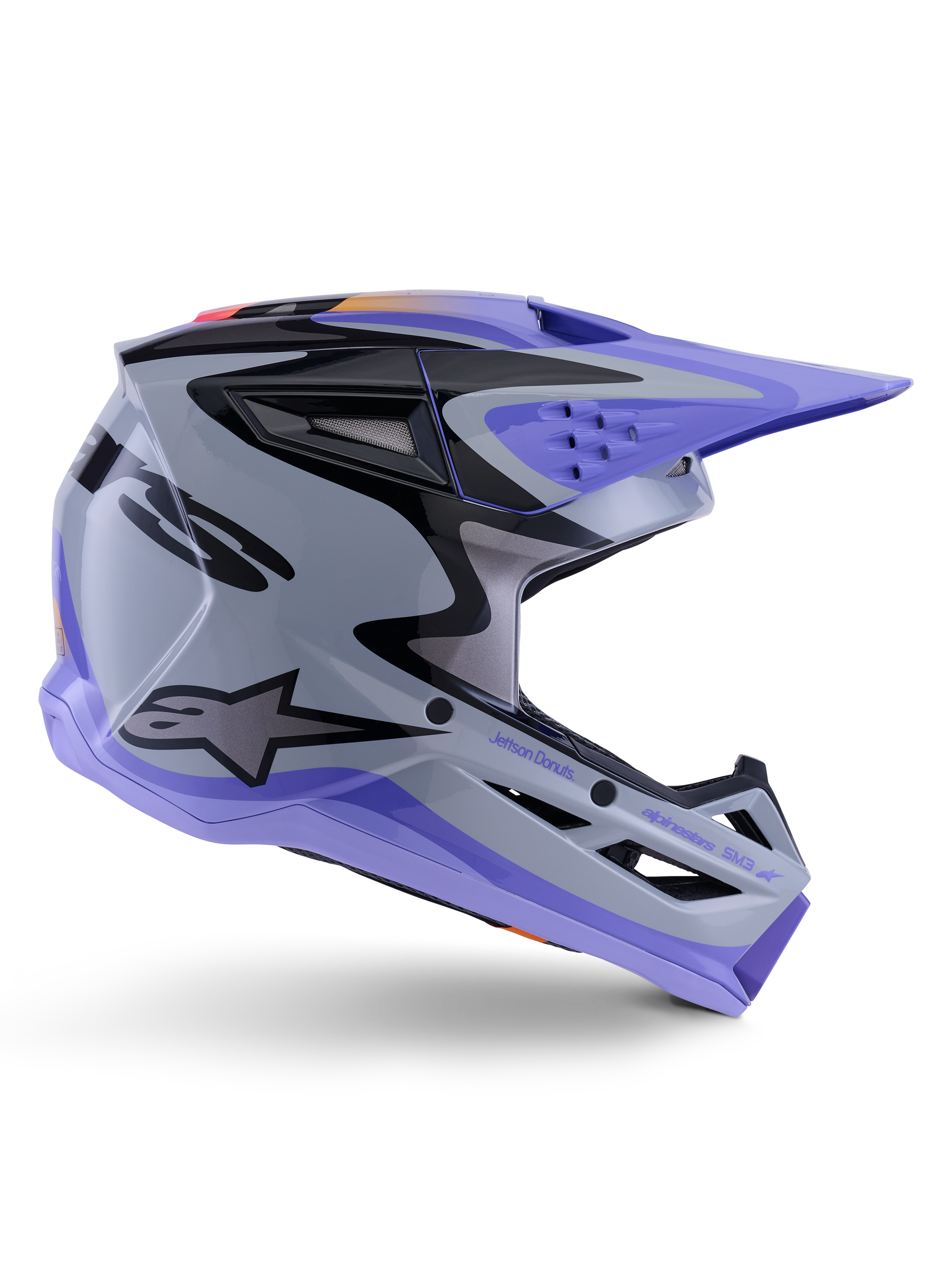 SM3 Jettson - Gray MX Helmet | Alpinestars®