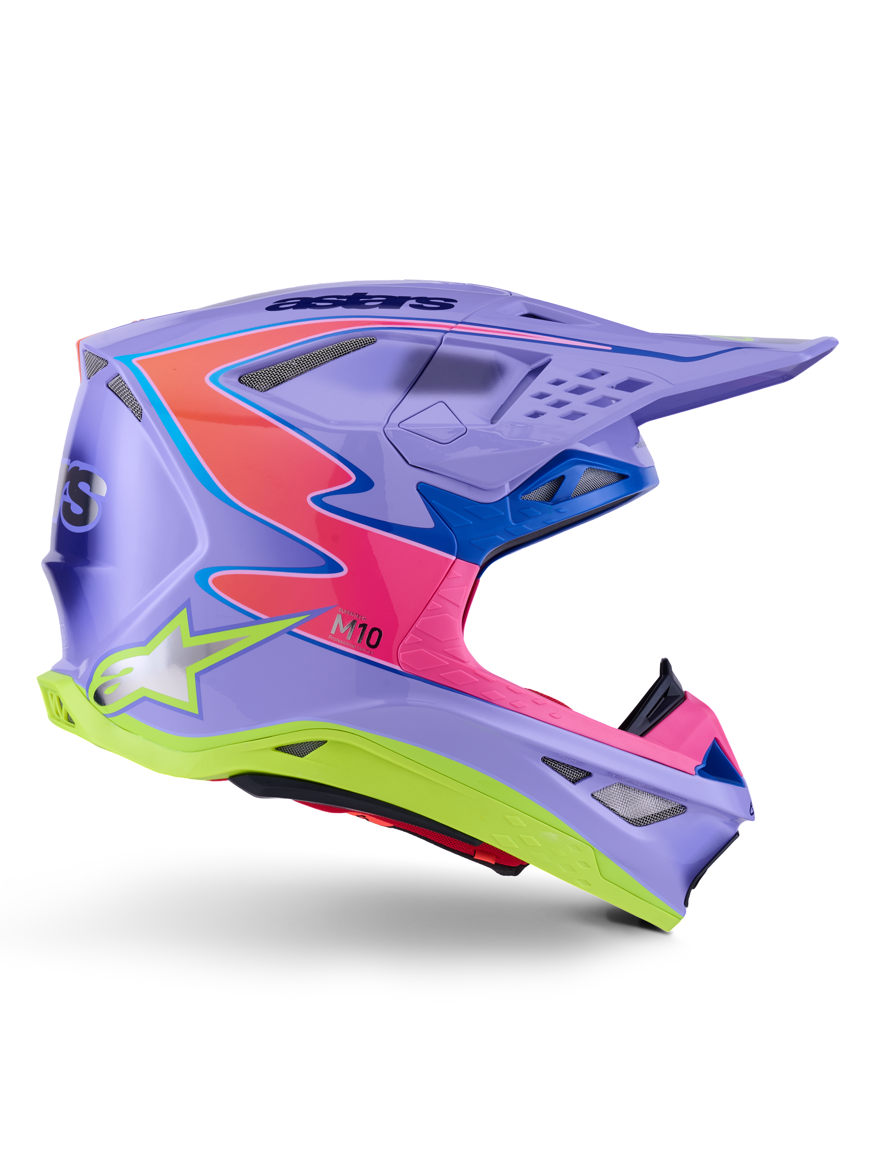 Supertech M10 Jett Lawrence R01 - Purple MX Helmet | Alpinestars® Supertech M10 Jett Lawrence R01 - Purple MX Helmet | Alpinestars®