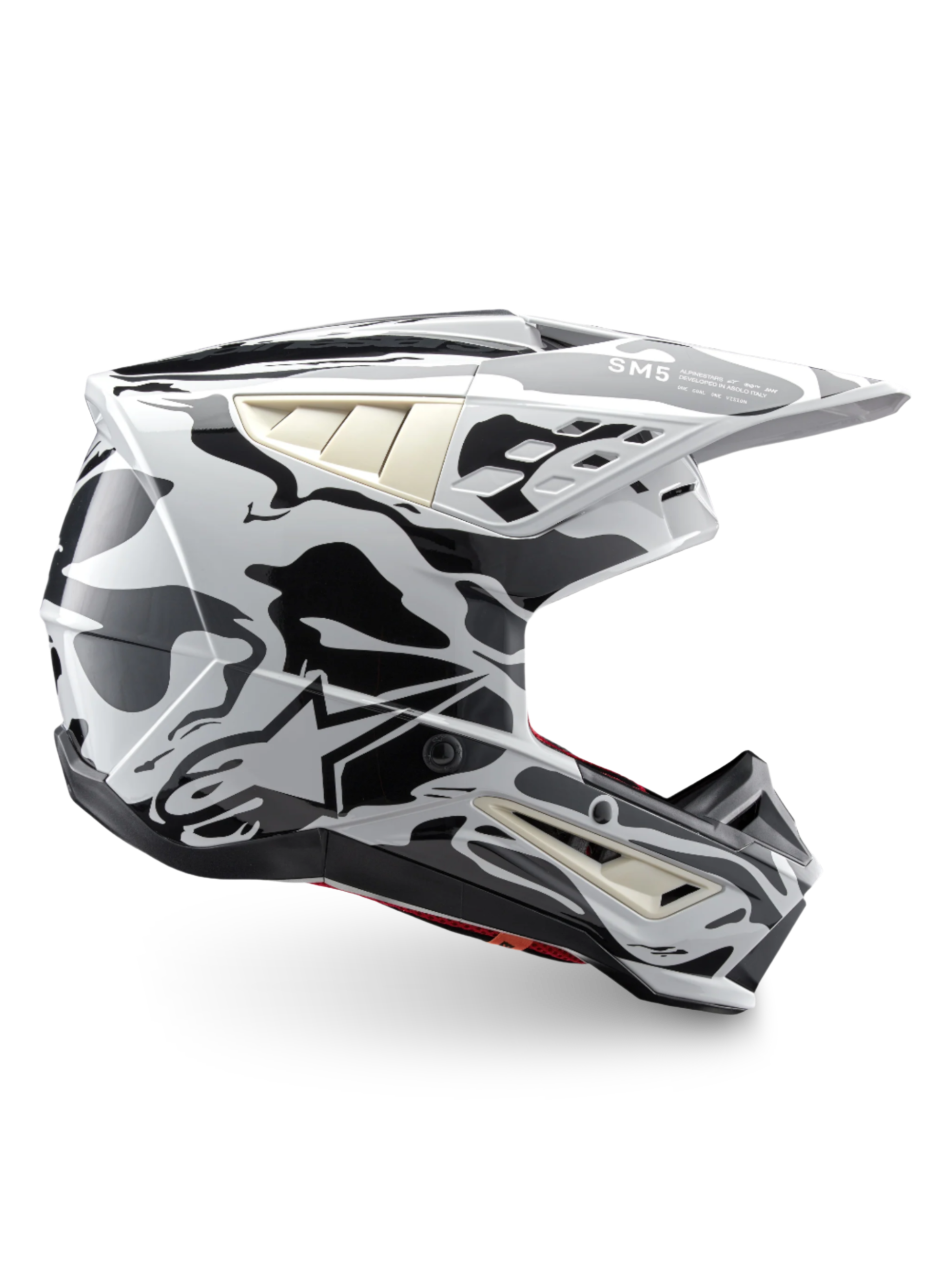 SM5 Mineral - Gray MX Helmet | Alpinestars®