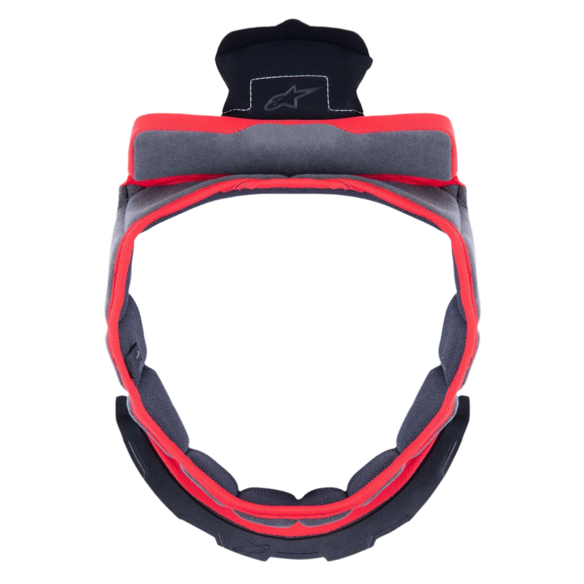 Supertech R10 Crown Pad - Gray Motorcycle Helmet Accessory