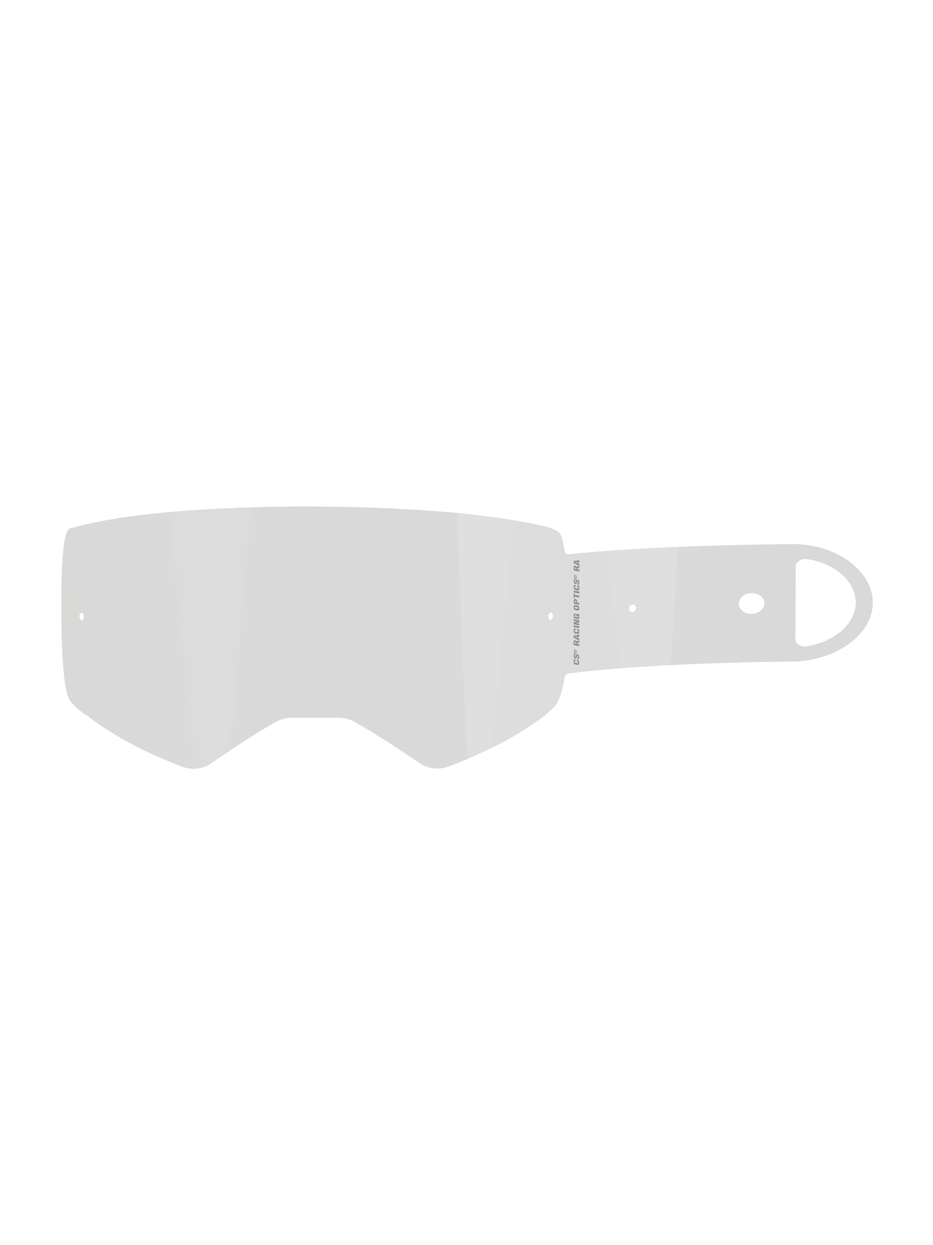 Supertech Laminated Tear Off - White MX Goggles Accessories