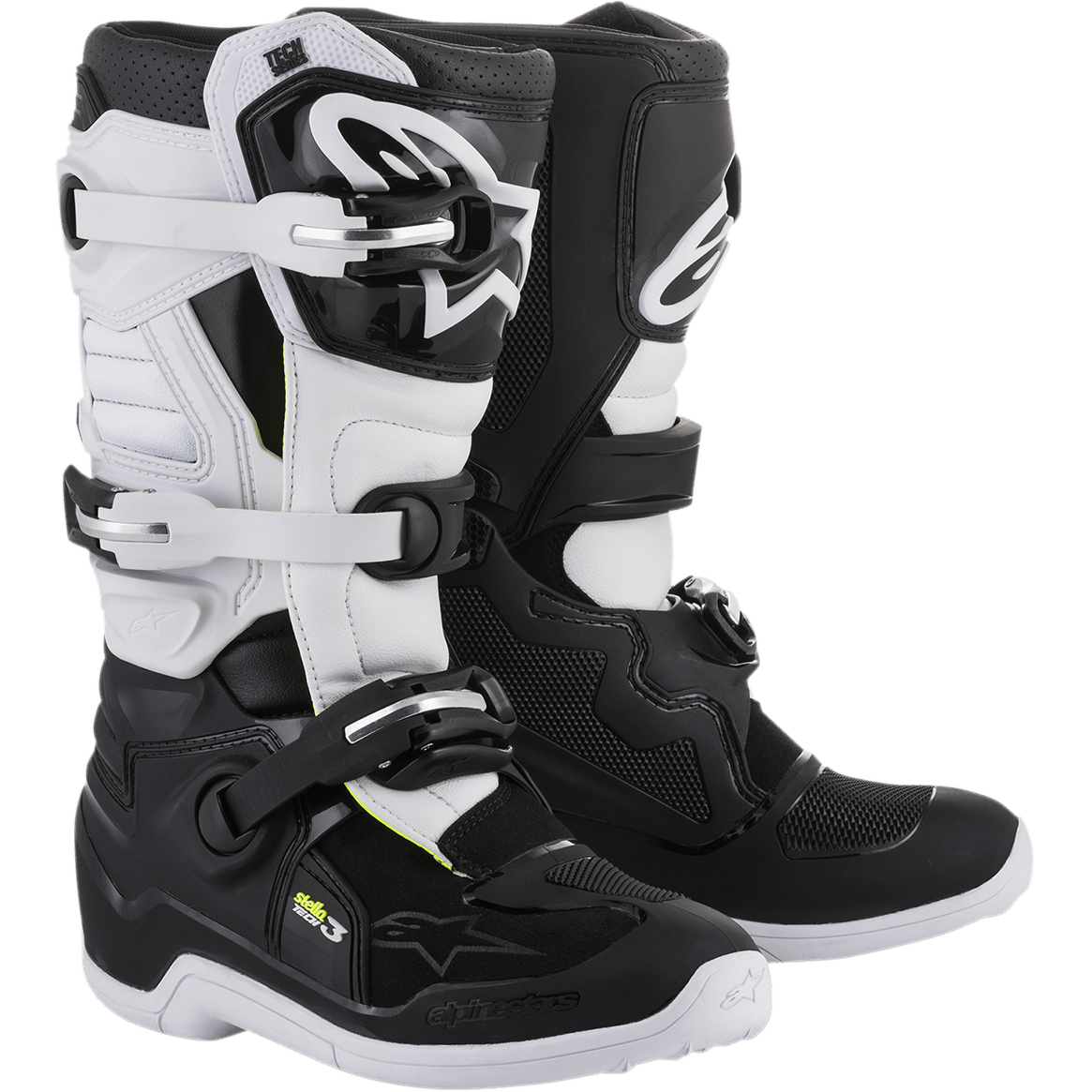 Stella Tech 3 - Black MX Boots | Alpinestars® Stella Tech 3 - Black MX Boots | Alpinestars®
