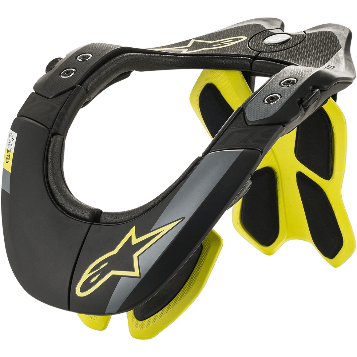 BNS Tech 2 - Black Yellow MX Neck Protector | Alpinestars® BNS Tech 2 - Black Yellow MX Neck Protector | Alpinestars®
