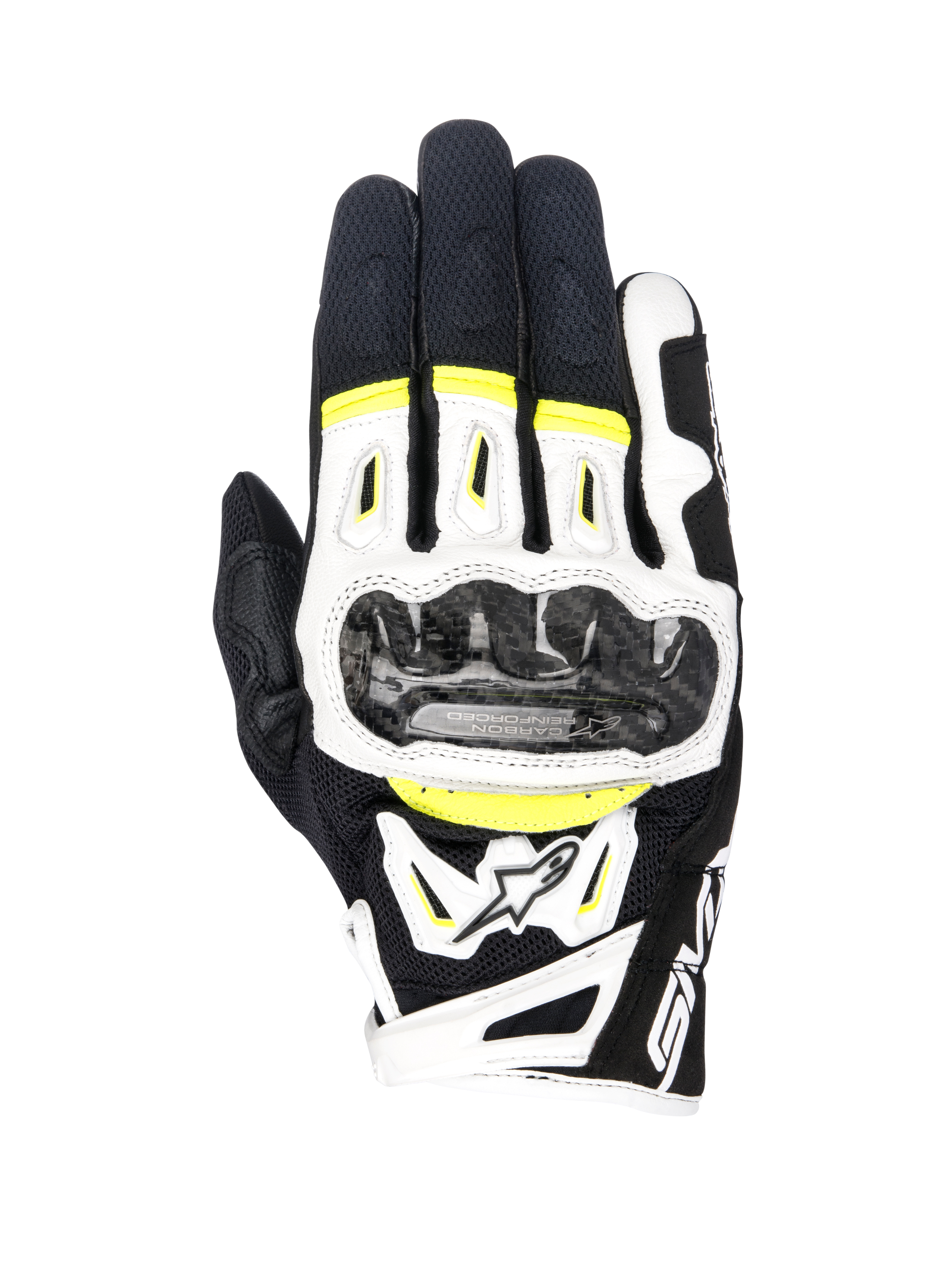 SMX-2 Air Carbon V2 - Black Motorcycle Gloves | Alpinestars®