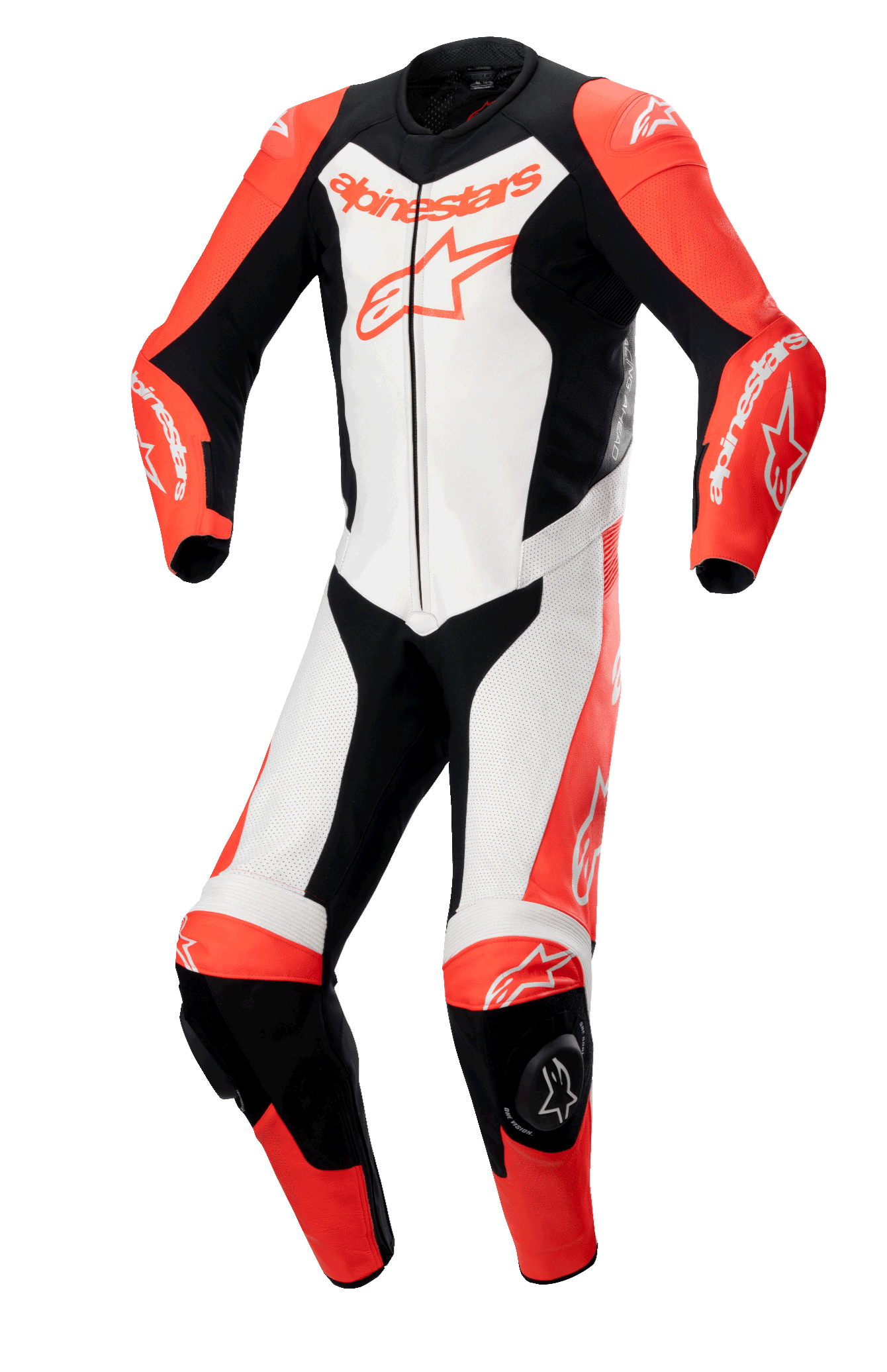 GP Force Lurv 1-Piece - Red Motorcycle Suit | Alpinestars®