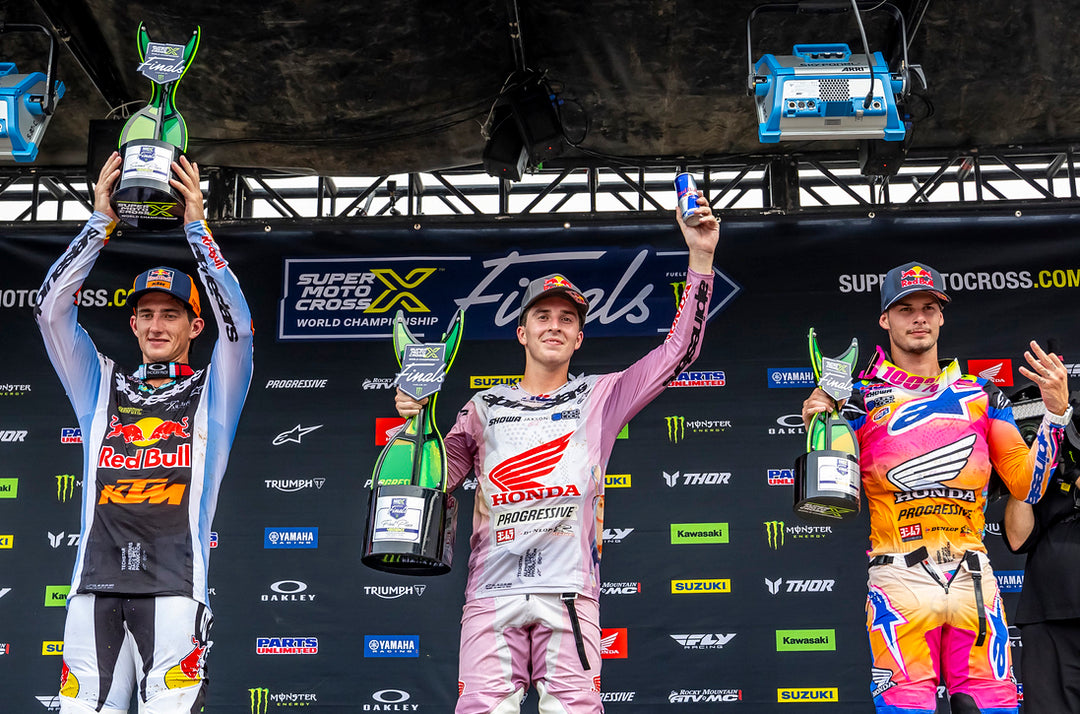 ALPINESTARS TOP FIVE LOCK-OUT AS HUNTER LAWRENCE REIGNS SUPREME IN 450 SUPERMOTOCROSS PLAYOFF TWO AT TEXAS MOTOR SPEEDWAY