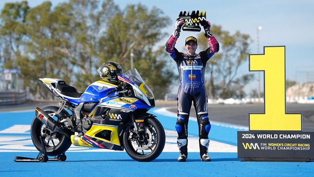 ANA CARRASCO IS CROWNED THE 2024 FIM WOMEN'S CIRCUIT RACING WORLD CHAMPIONSHIP CHAMPION AT JEREZ, SPAIN