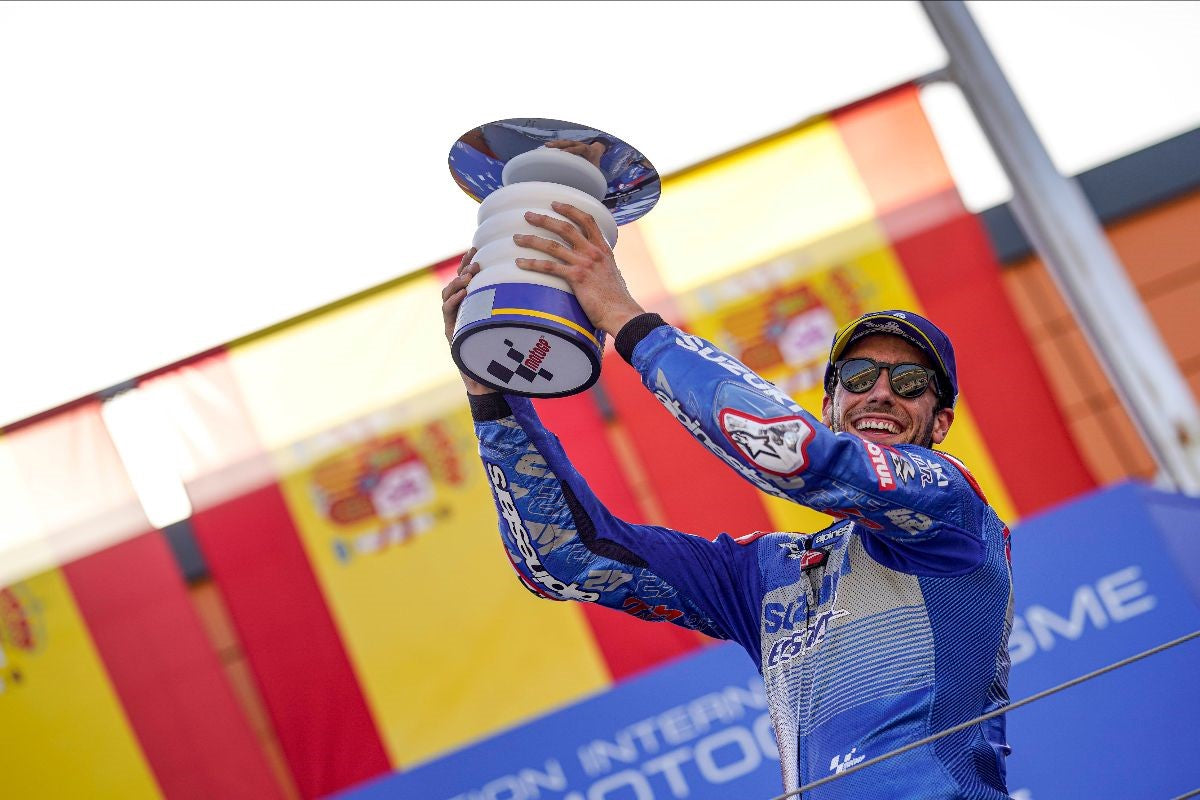 ALEX RINS POWERS TO MOTOGP VICTORY AT ARAGON, SPAIN