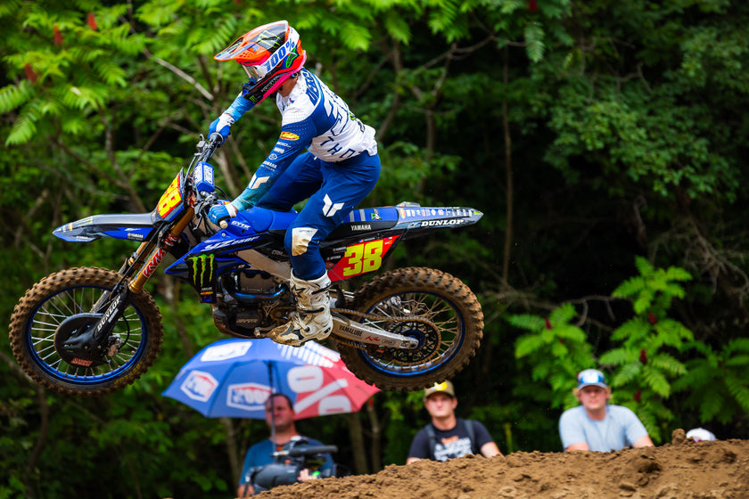 HAIDEN DEEGAN IN THE FIGHT FOR PRO MOTOCROSS 250 WIN AT SPRING CREEK NATIONAL