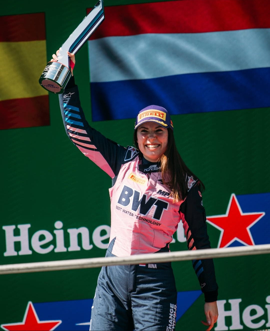 NINA GADEMAN TASTES FORMULA ONE ACADEMY RACE ONE SUCCESS IN CHINA