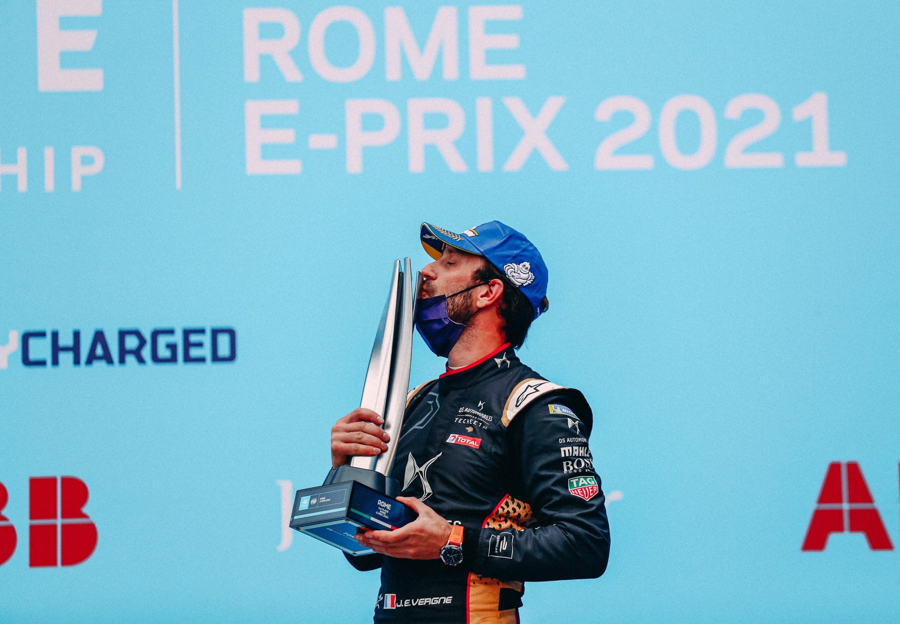 JEAN-ERIC VERGNE WINS CHAOTIC OPENING  FORMULA E E-PRIX RACE IN ROME; SAM BIRD SECOND AND MITCH EVANS THIRD
