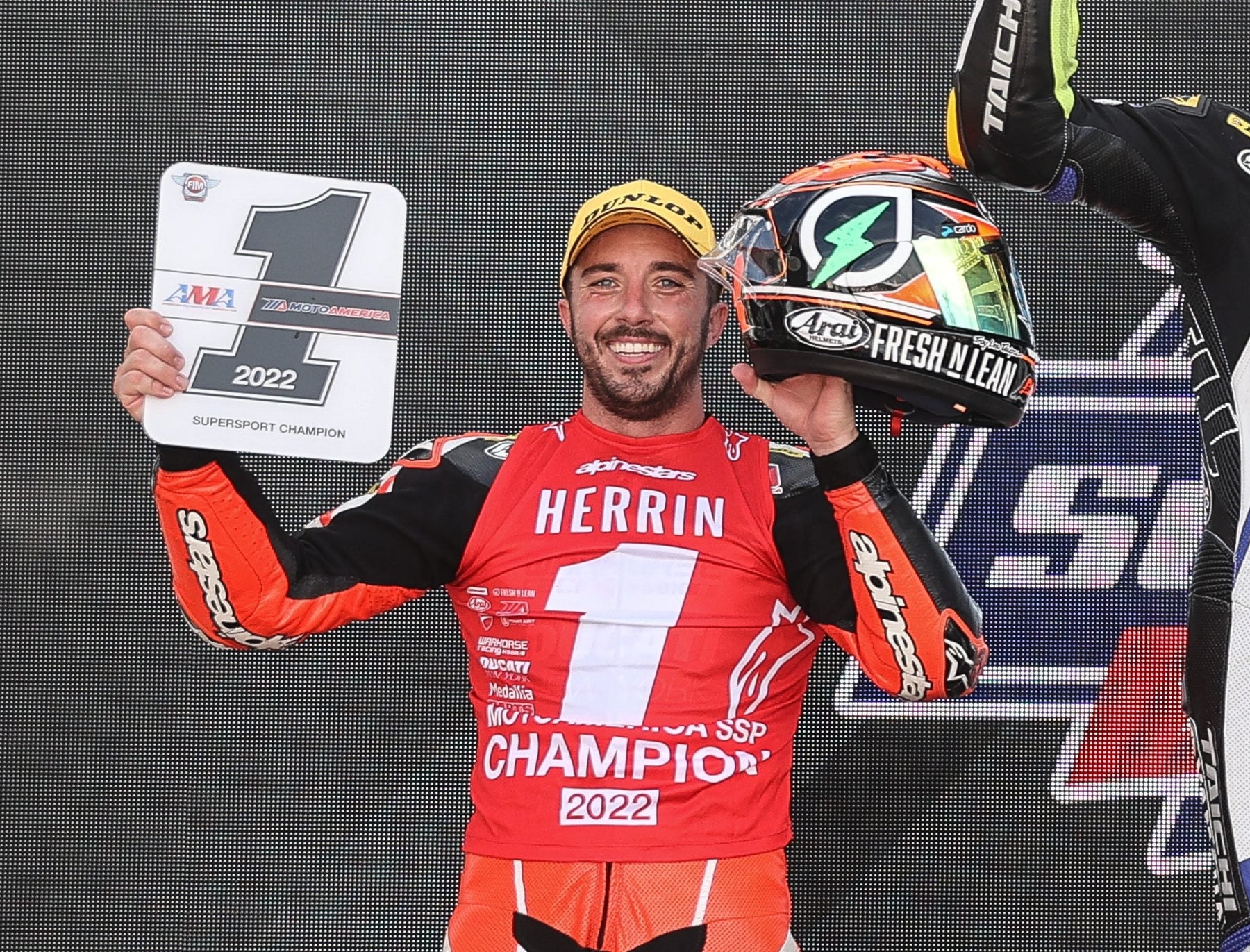 JOSH HERRIN CROWNED 2022 MOTO AMERICA SUPERSPORT CHAMPION AFTER SECOND PLACE FINISH IN NEW JERSEY
