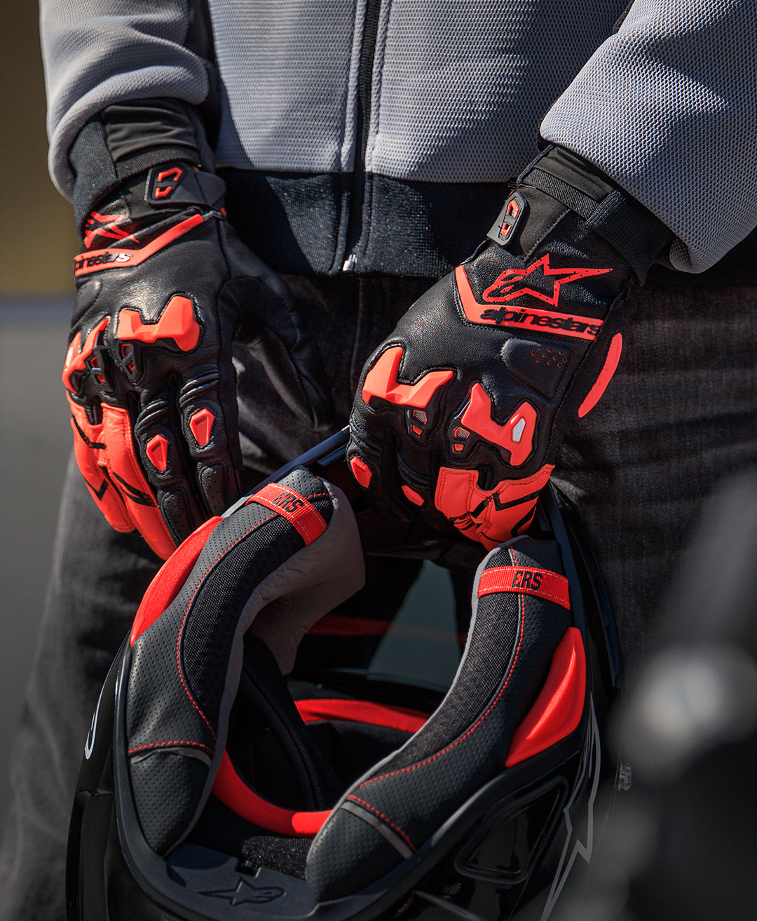 Alpinestars GP Plus R V4 Air leren motorjack zwart rood 54 - 3100624-1321-54 Alpinestars GP Plus R V4 Air leren motorjack zwart rood 54 - 3100624-1321-54