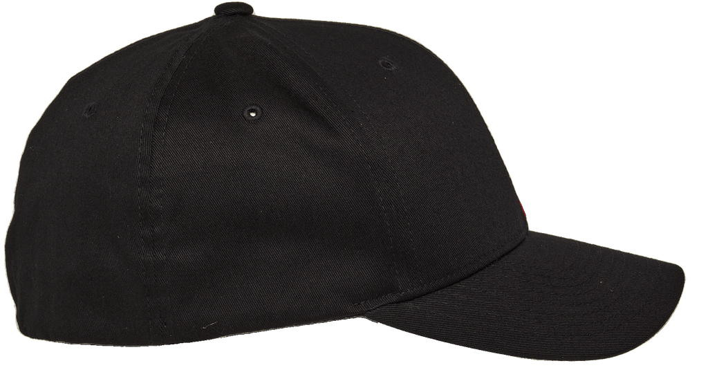 Alpinestars Corp Shift 2 Curved Brim, Baseball Cap, Black, side view profile, curved brim, structured crown with eyelets, casual motorsport-inspired headwear