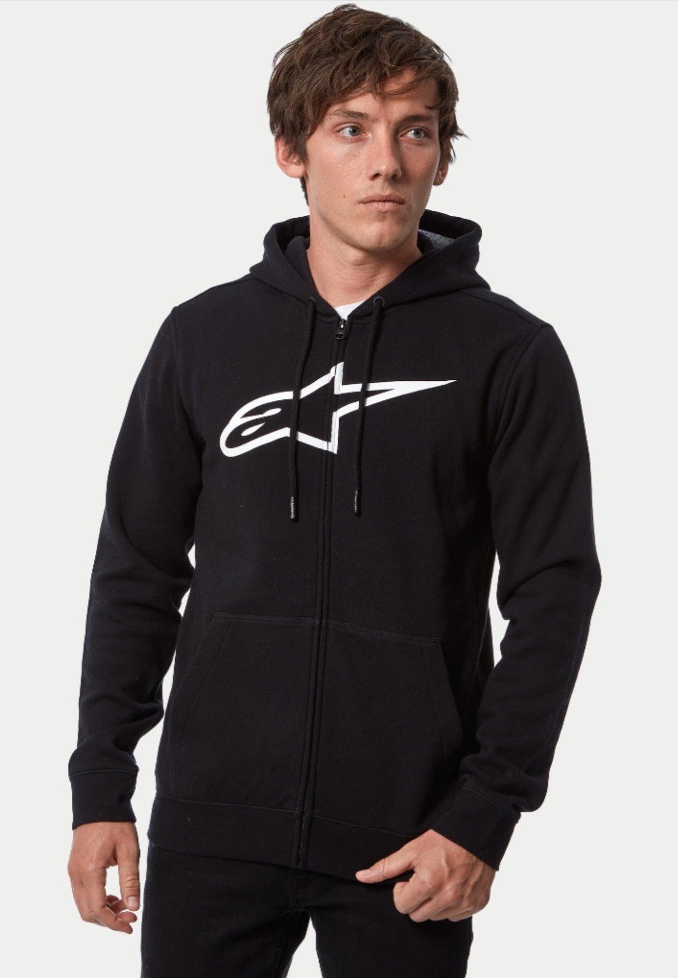 Ageless Zip V3 - Black Sportswear Hoodie | Alpinestars®