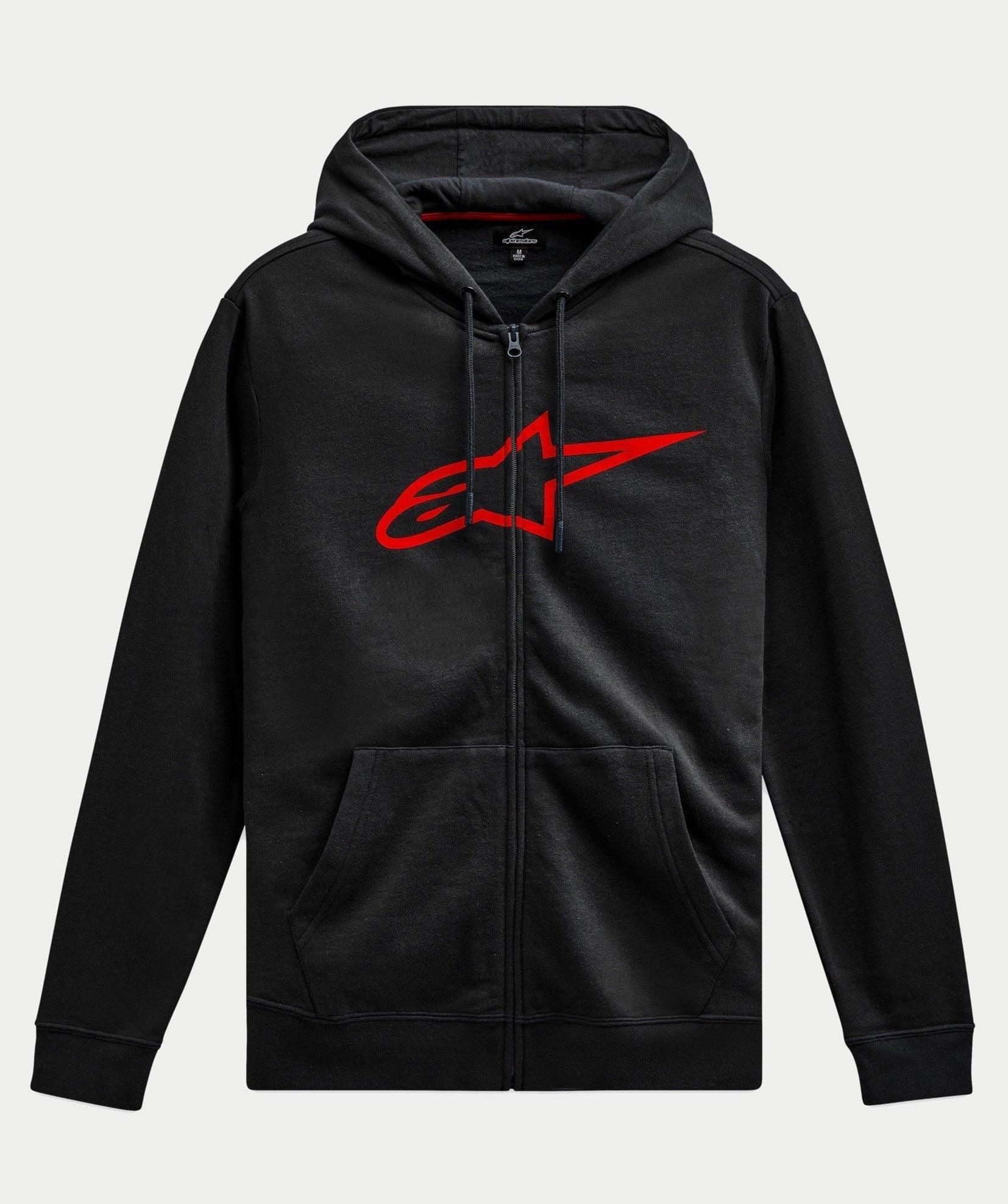 Ageless Zip V3 - Black Sportswear Hoodie | Alpinestars®