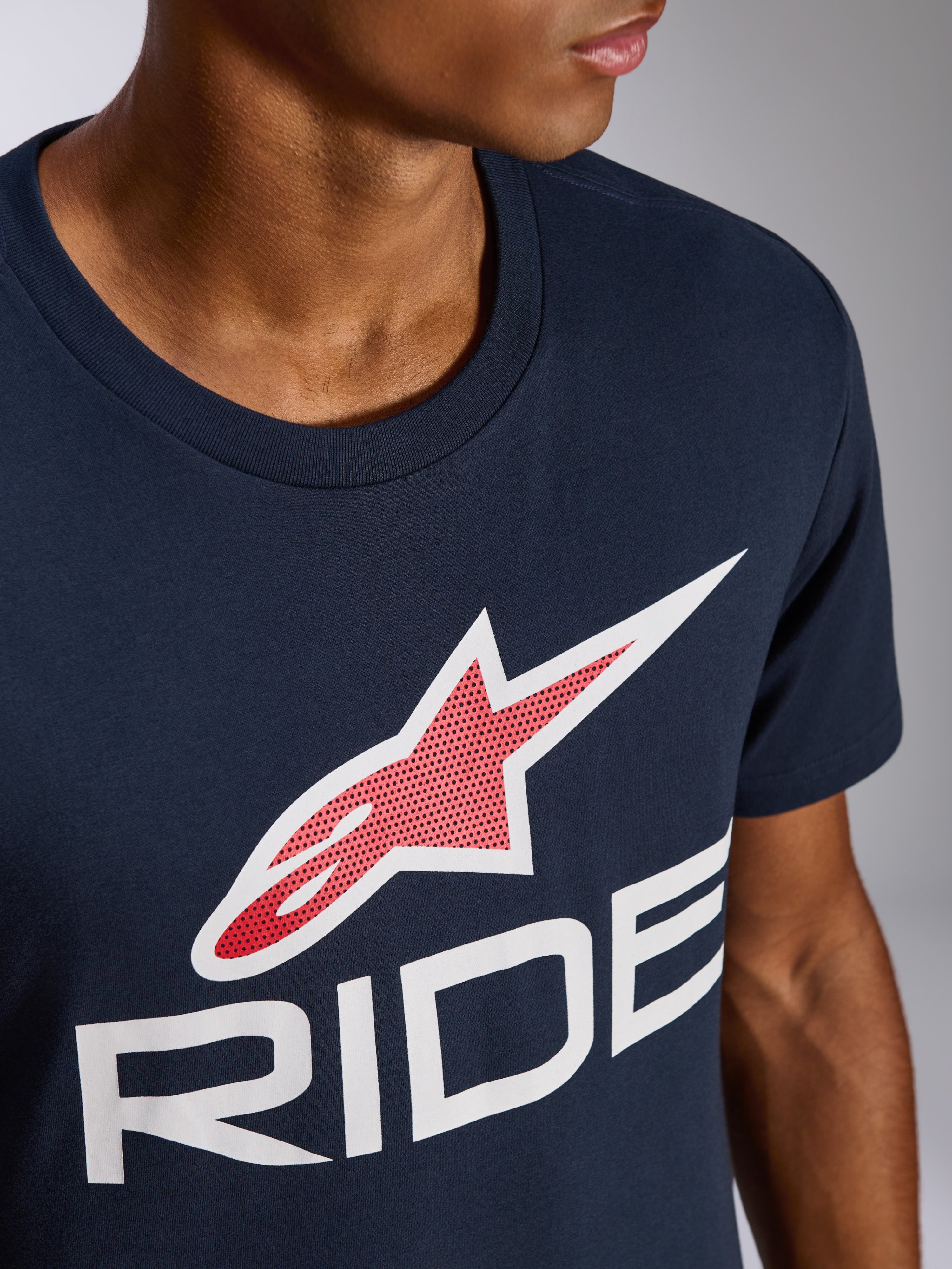 Ride 4.0 CSF - Blue Sportswear Tee | Alpinestars®