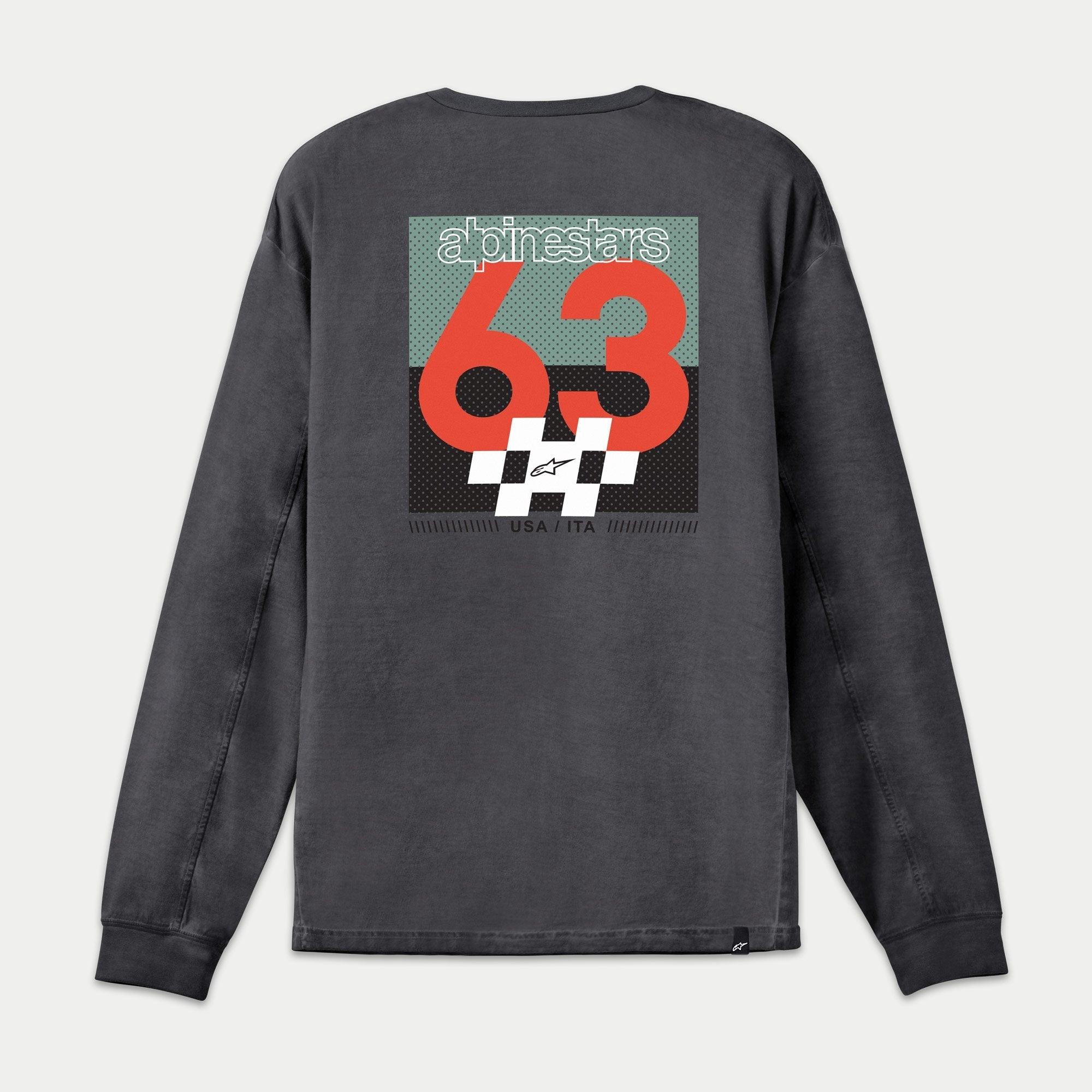 T-Shirt Alpinestars Spiral LS Uomo - Manica Lunga In Cotone, Design Californiano - Foto 5