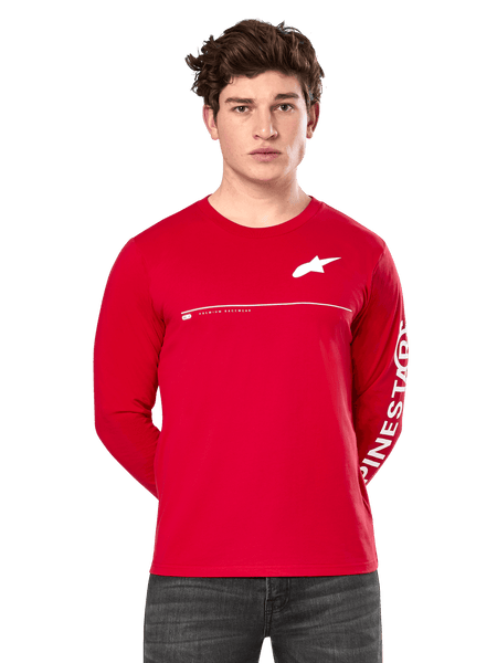 MOMENTEL Super Angel Red Piercing 長袖Tシャツ MOMENTEL Super Angel Red Piercing