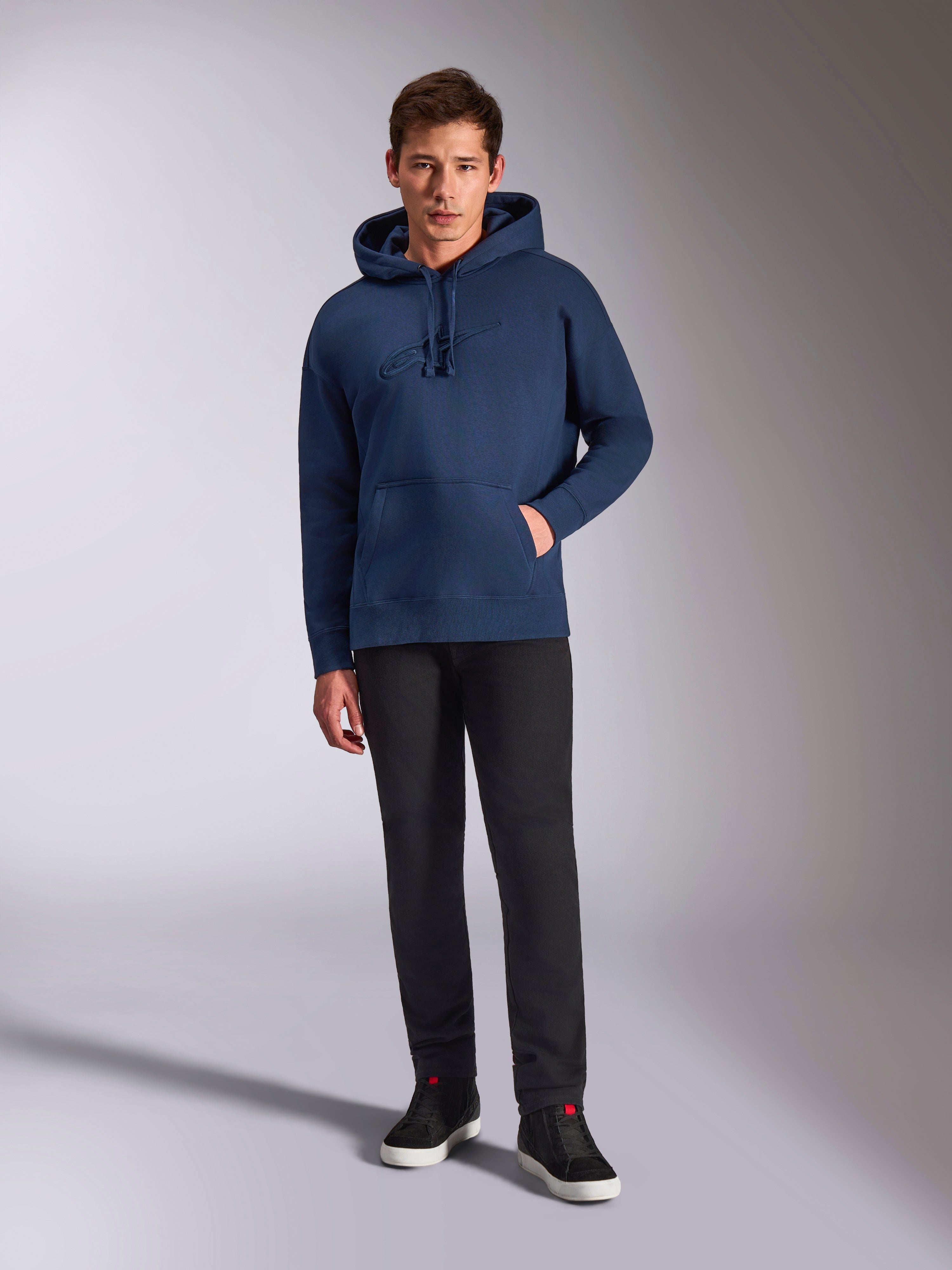 Emergent Oversized - Blue Sportswear Hoodie | Alpinestars®