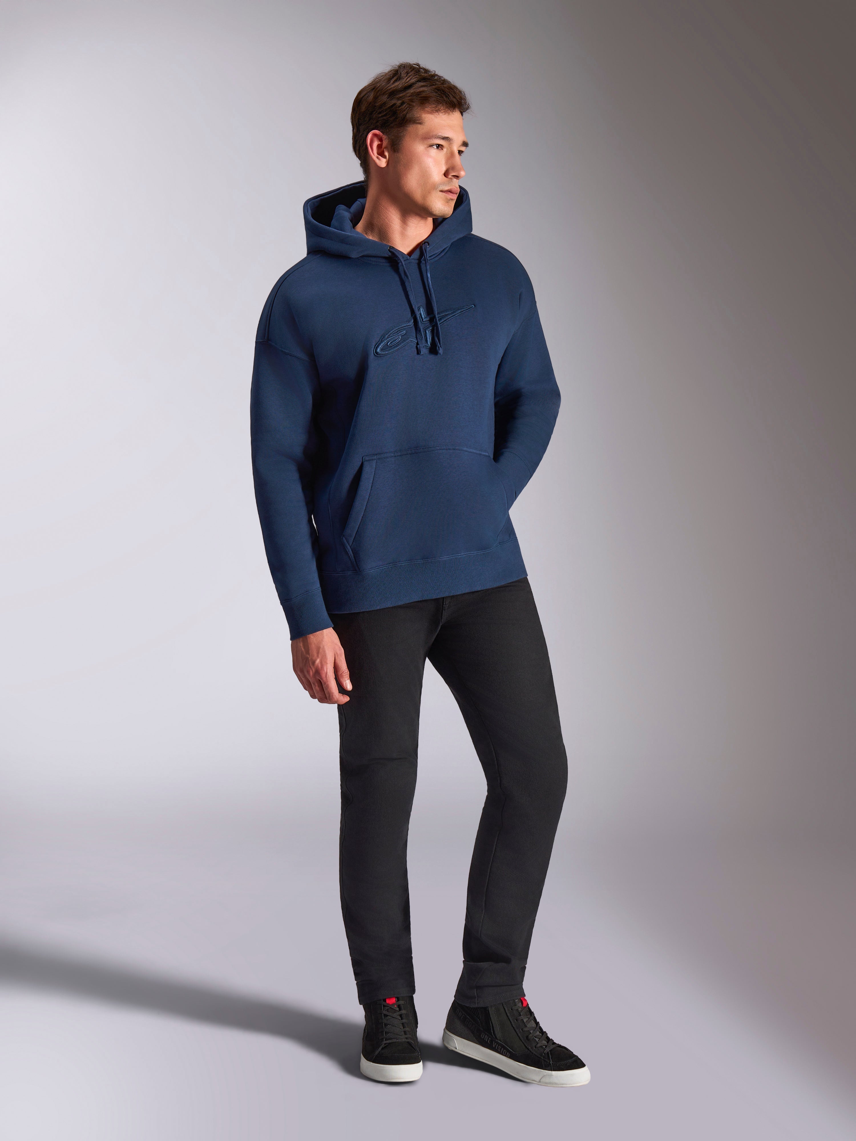 Emergent Oversized - Blue Sportswear Hoodie | Alpinestars®