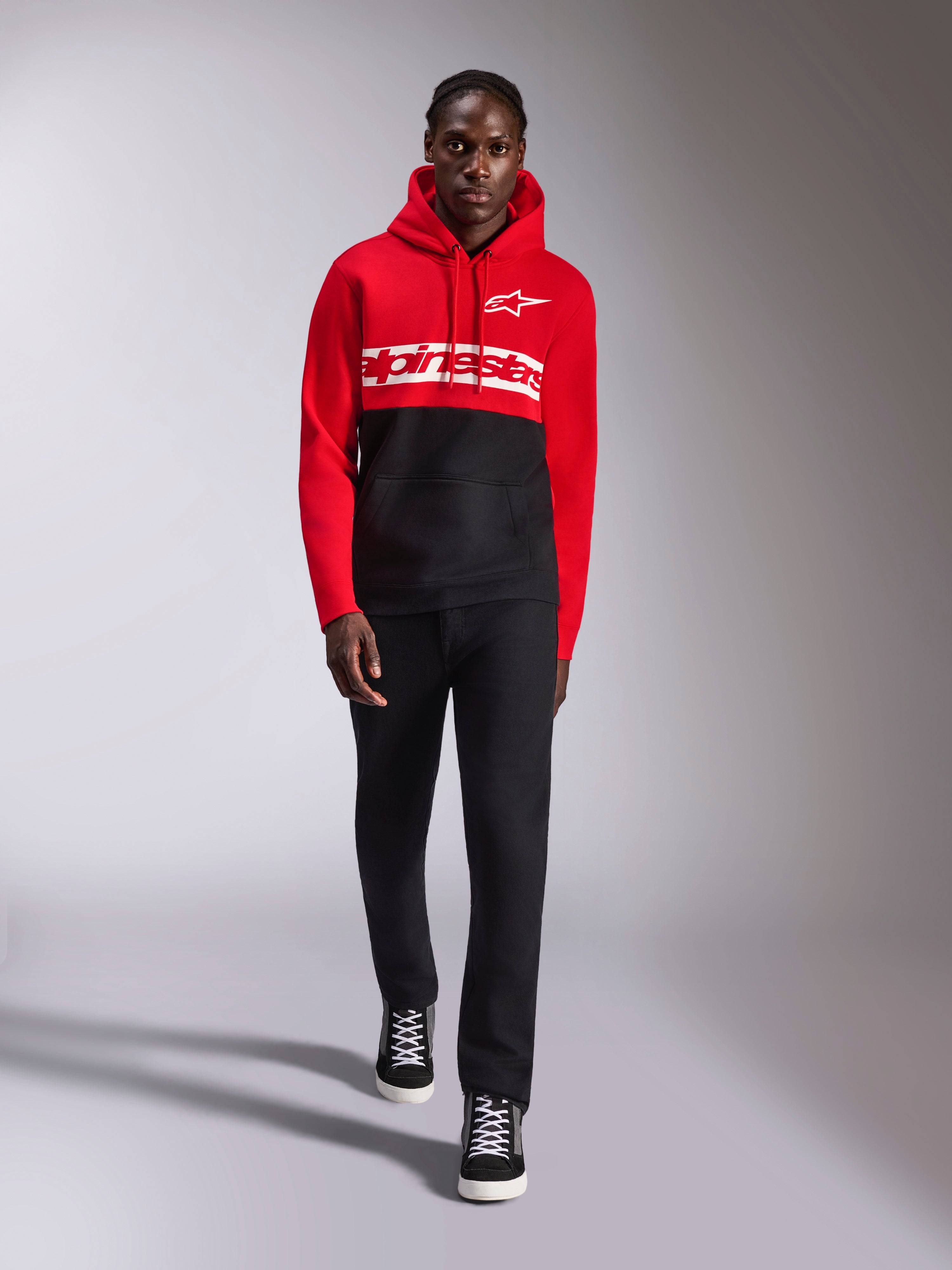 Parallel Hoodie - Red Sportswear Hoodie | Alpinestars®