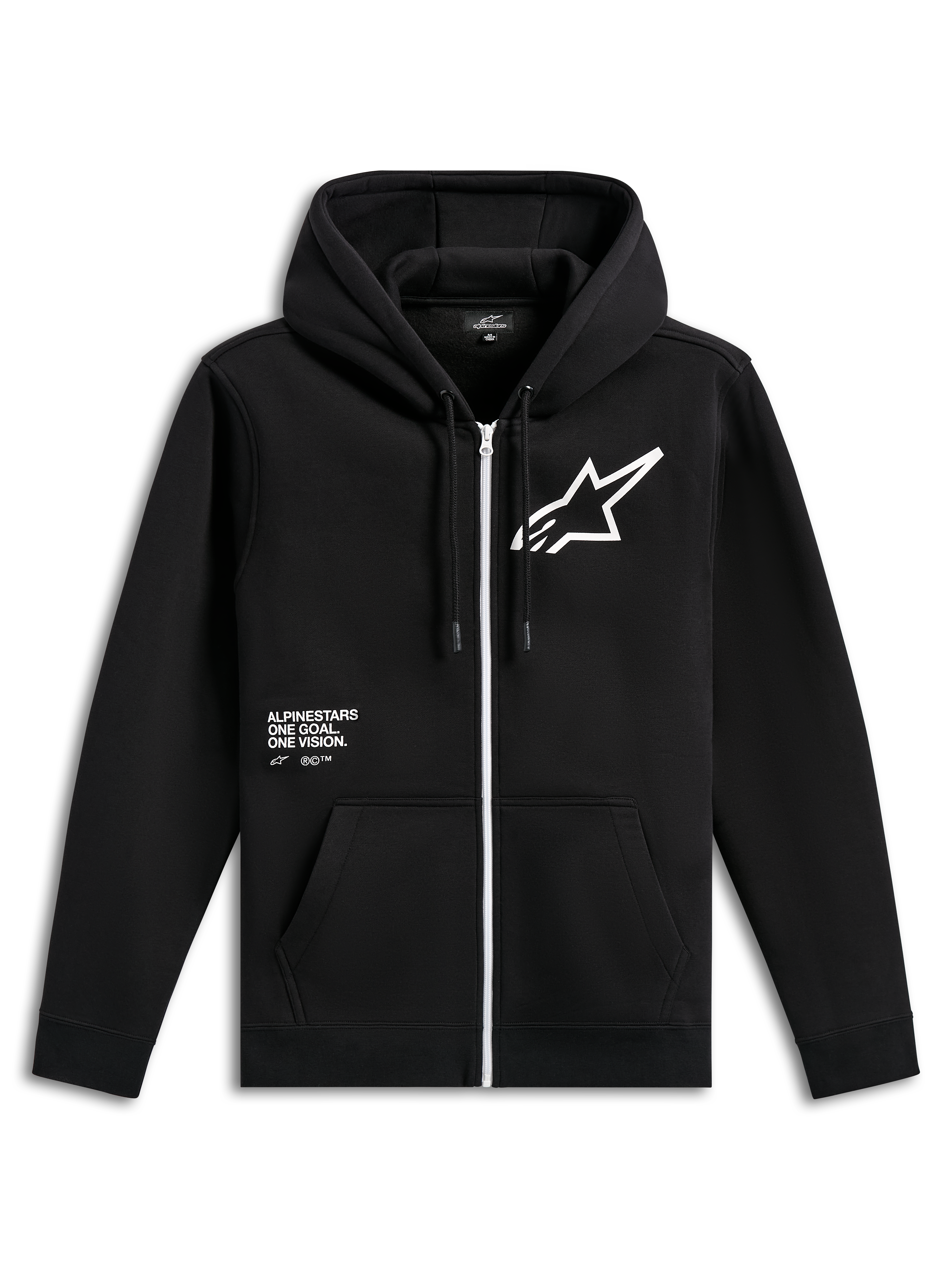 Alpinestars フルジップ フーディー ブラック Lサイズ Transverse Hoodie - Black Sportswear Zip-Up Hoodie | Alpinestars®
