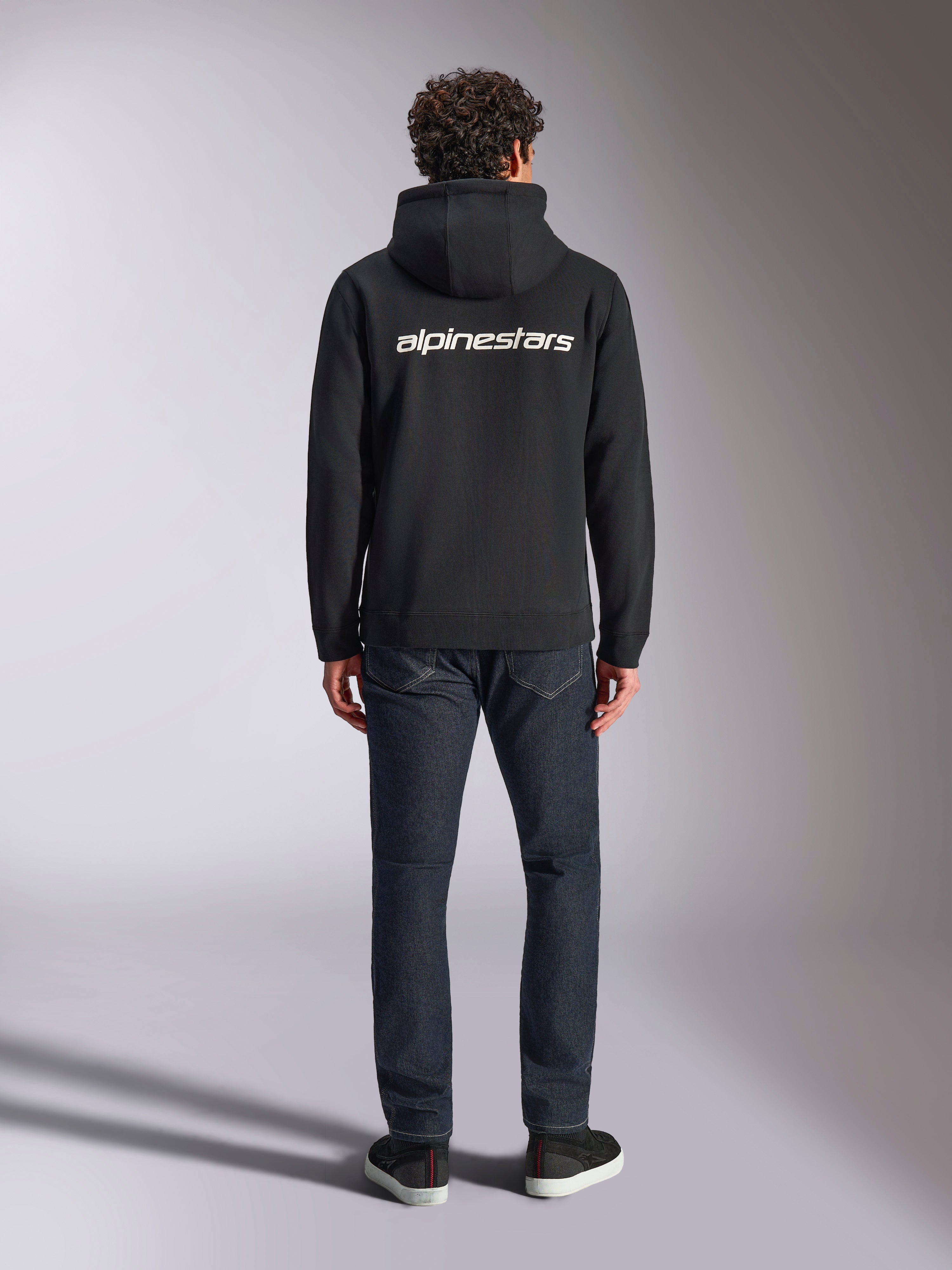 Transverse Hoodie - Black Sportswear Zip-Up Hoodie | Alpinestars®