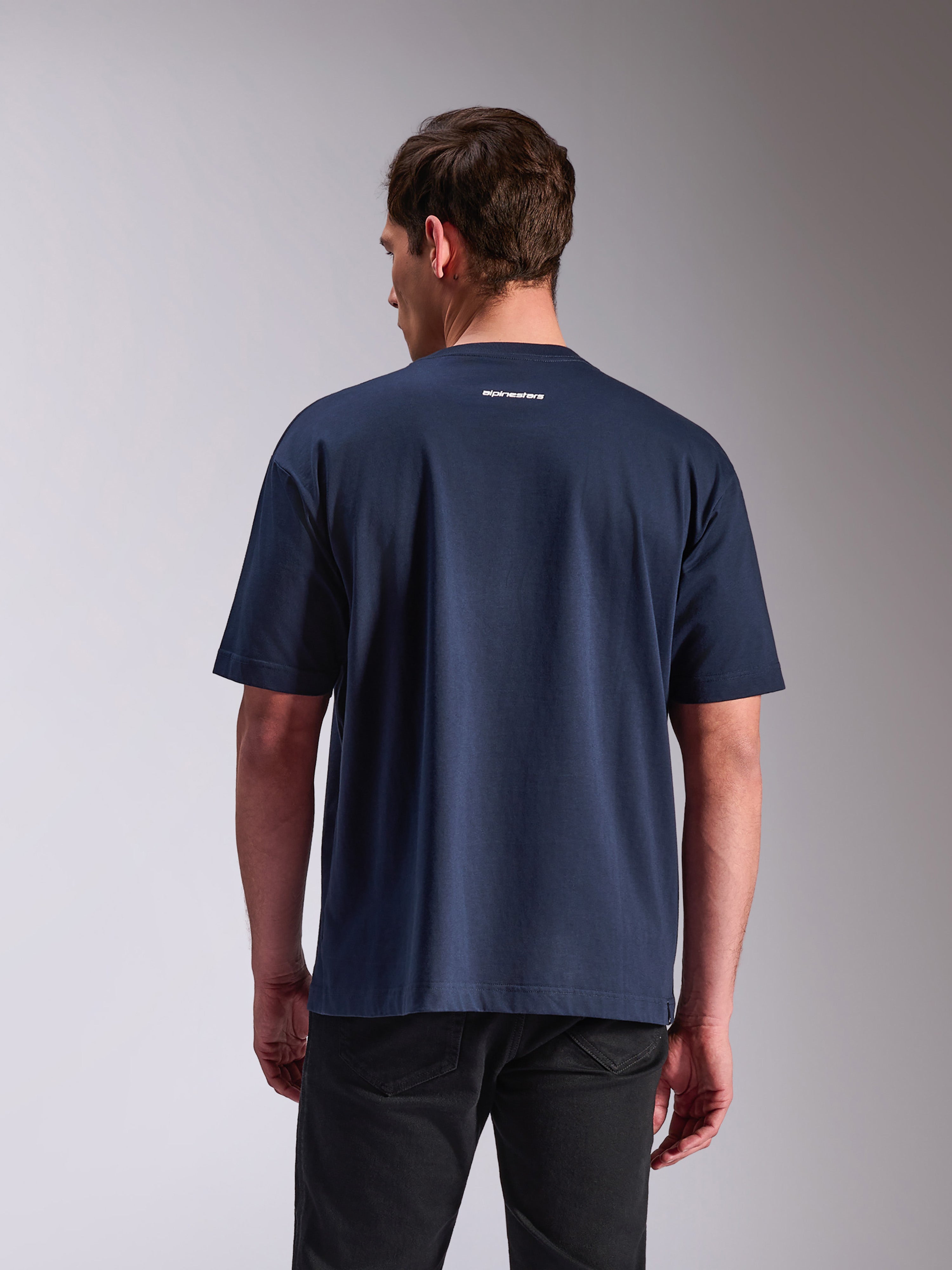 Focused Oversized CSF - Blue Sportswear Tee | Alpinestars®