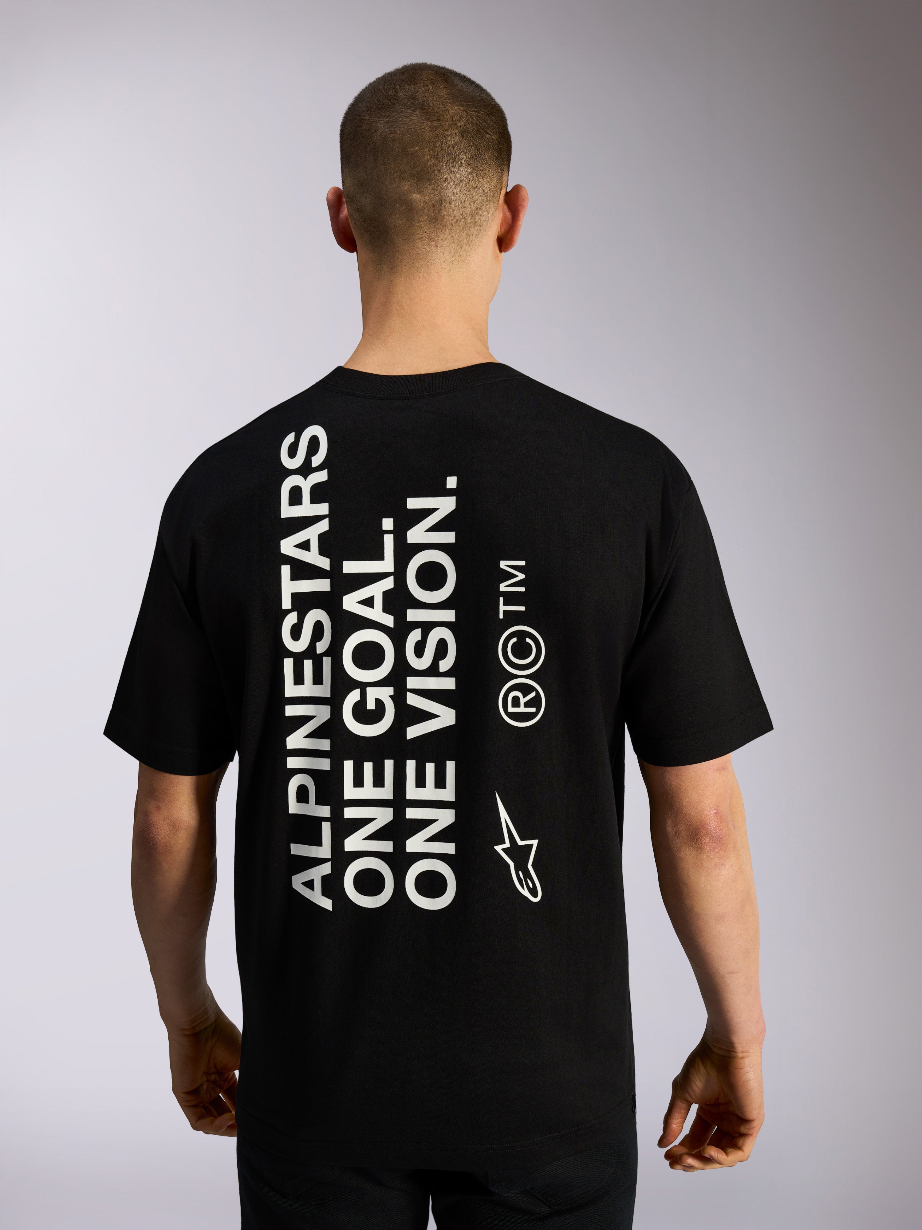 One Oversized CSF - Black Sportswear Tee | Alpinestars®