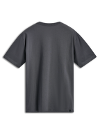 Alpinestars Ellipsoid CSF Tee, Short Sleeve T-Shirt, Charcoal, back view, plain design with small black logo tag on hem, casual sportswear