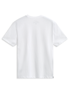 Alpinestars Plate CSF Tee, Short Sleeve T-Shirt, White, Back View, features internal neck print and small side label, Casual Motorsport Streetwear