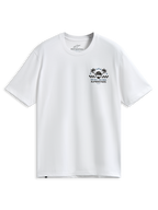 Alpinestars Order CSF Tee, Short Sleeve T-Shirt, White, Chest Graphic with Palm Trees and Racing Helmet, One Goal One Vision Text, Casual Motorsport Sportswear
