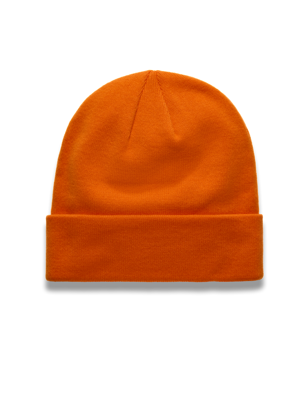 Alpinestars Augment Cuff Beanie, vibrant orange sportswear knit hat with a jersey stitch and deep fit.