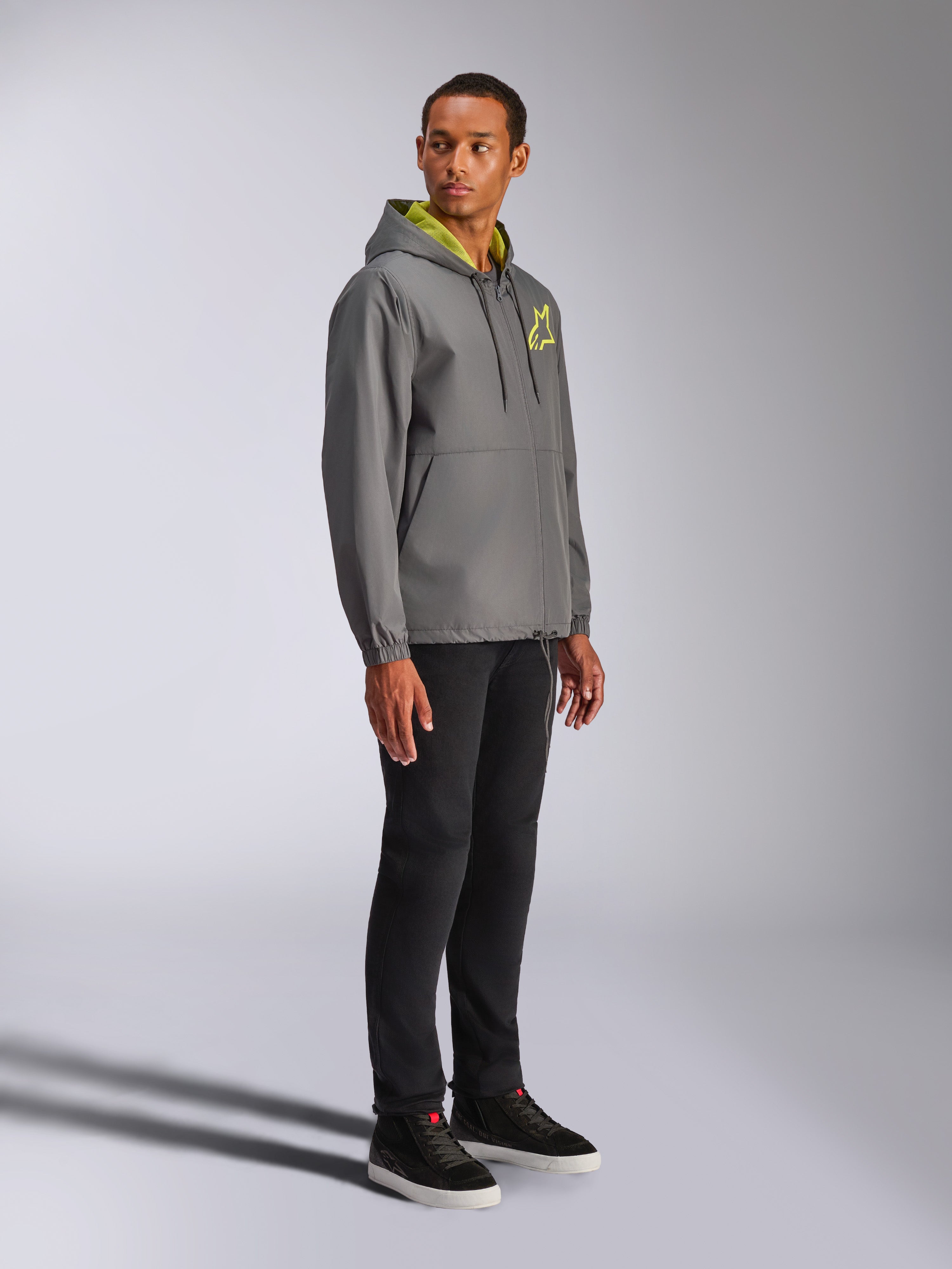 Speeder Chromium Windbreak - Yellow Sportswear Jacket | Alpinestars®