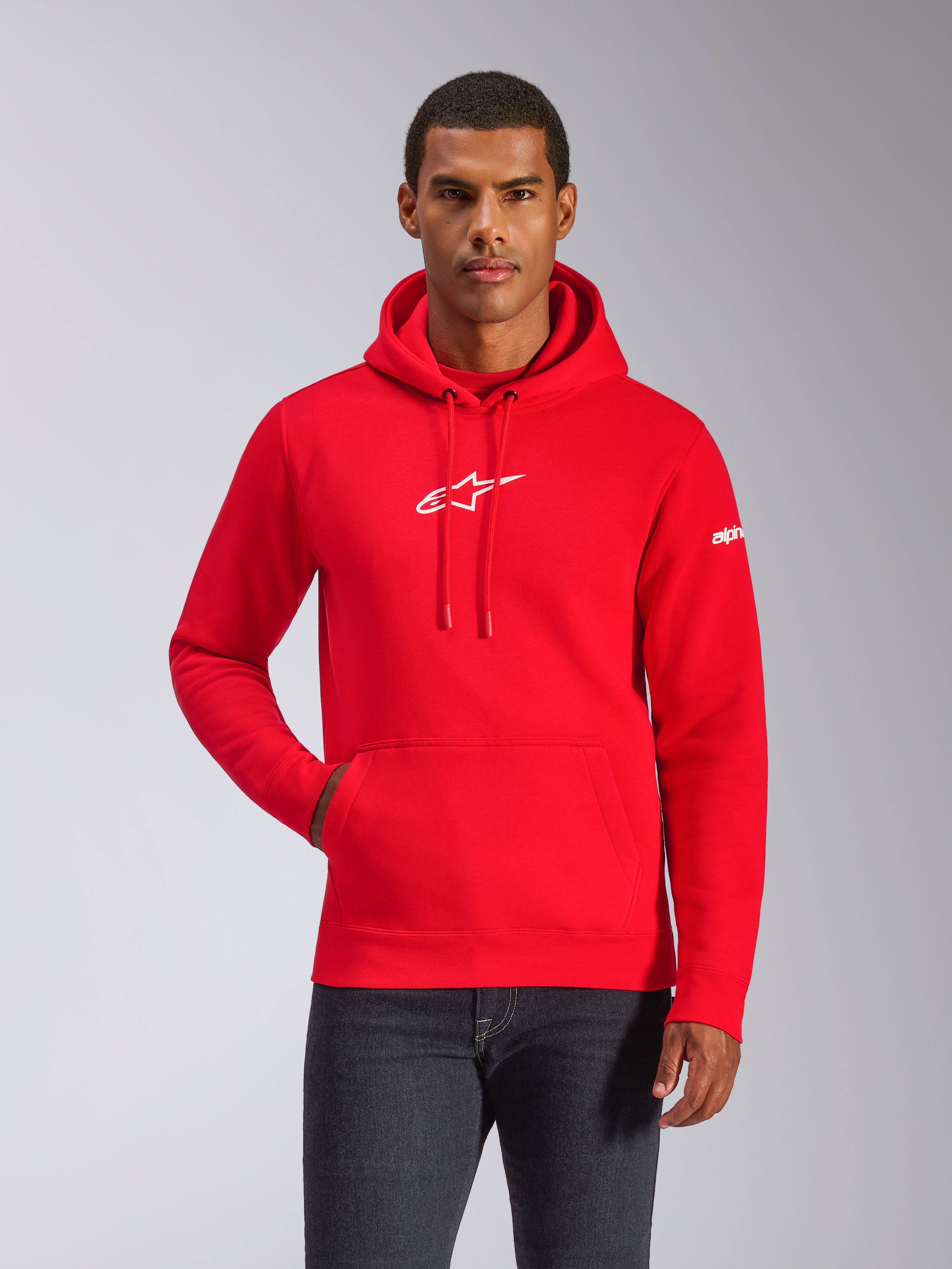 Alpinestars レッドブル パーカー Frontal - Red Sportswear Hoodie | Alpinestars®