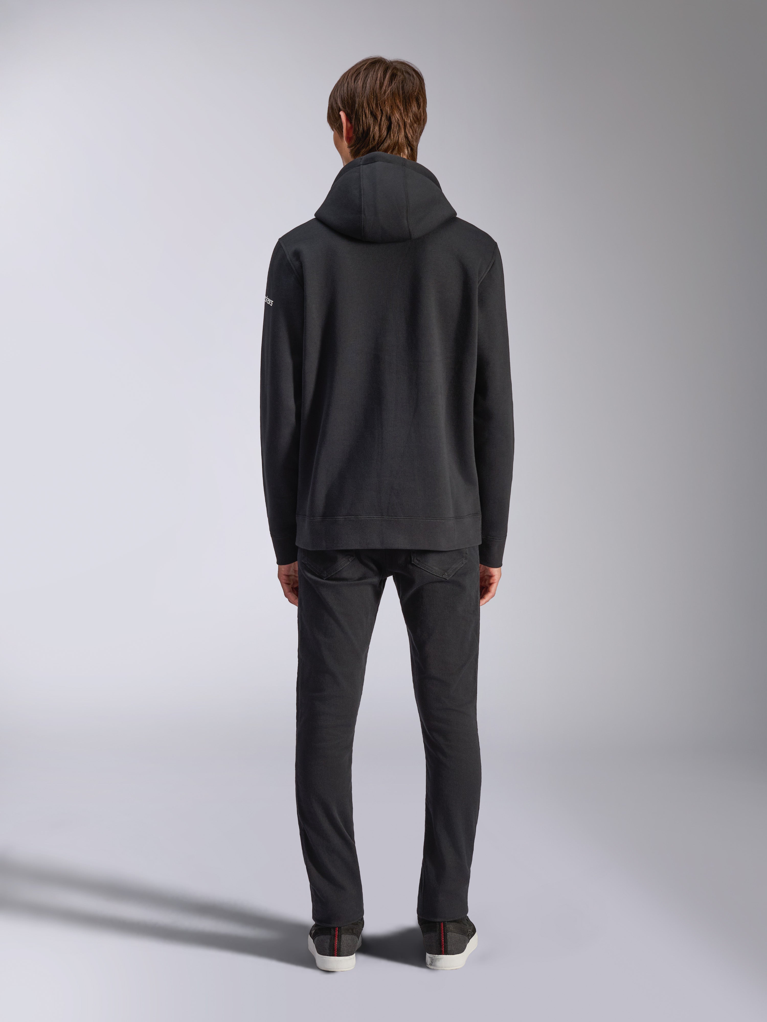 CLANE HOODED SWEAT ALL IN ONE サイズ1 Frontal Hoodie - Black Sportswear Hoodie | Alpinestars®