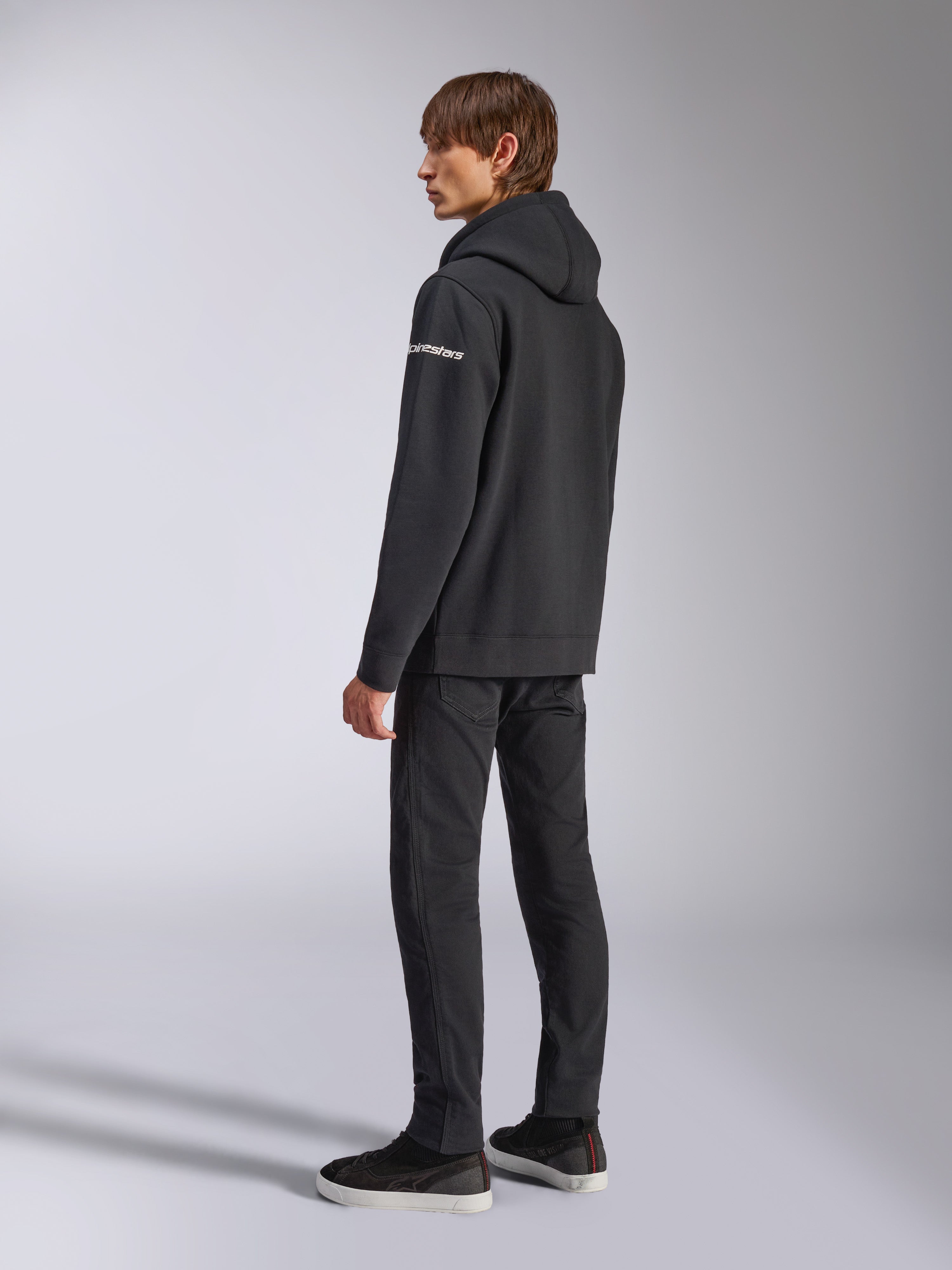 Frontal Hoodie - Black Sportswear Hoodie | Alpinestars®