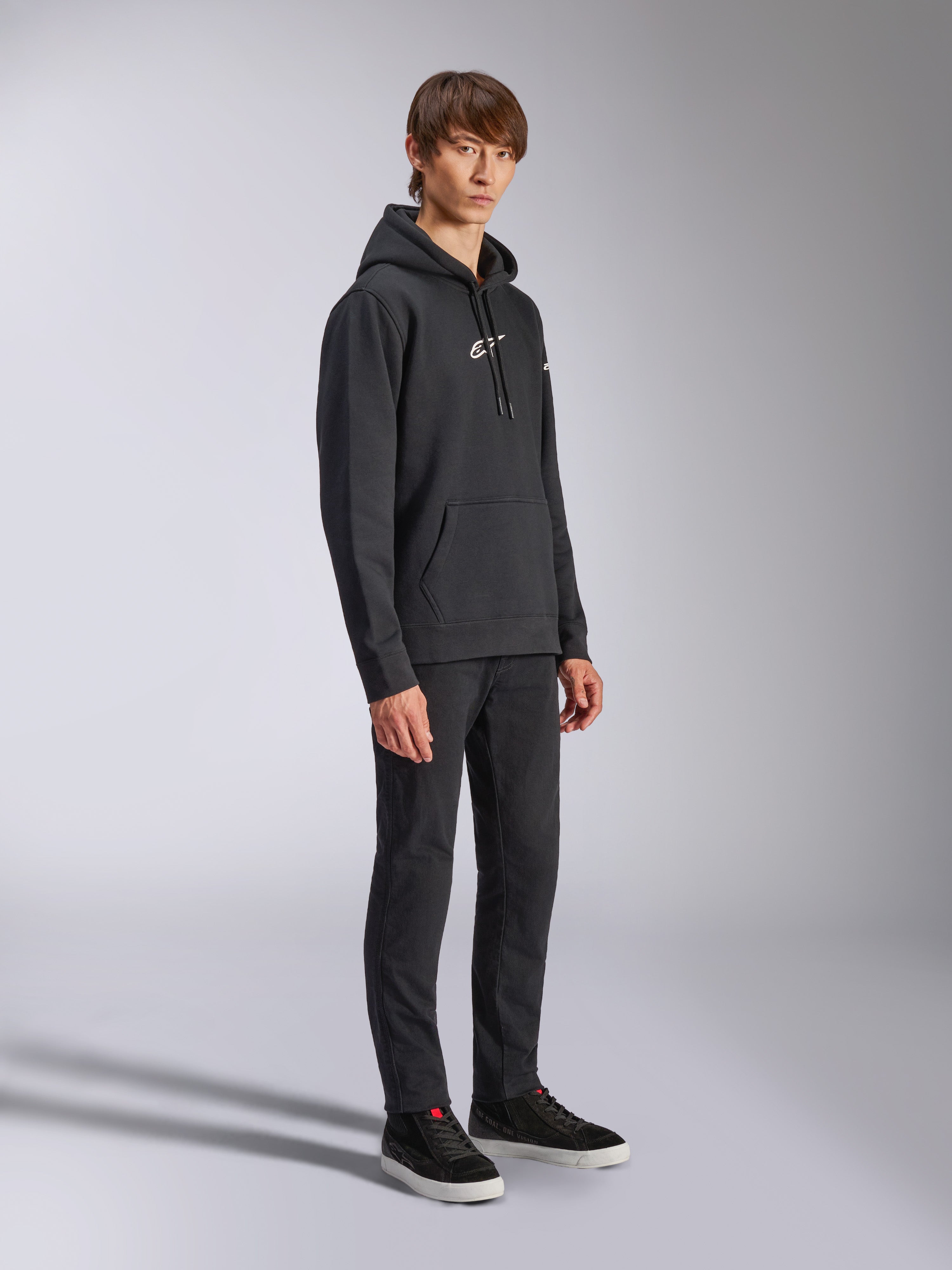 Frontal Hoodie - Black Sportswear Hoodie | Alpinestars®