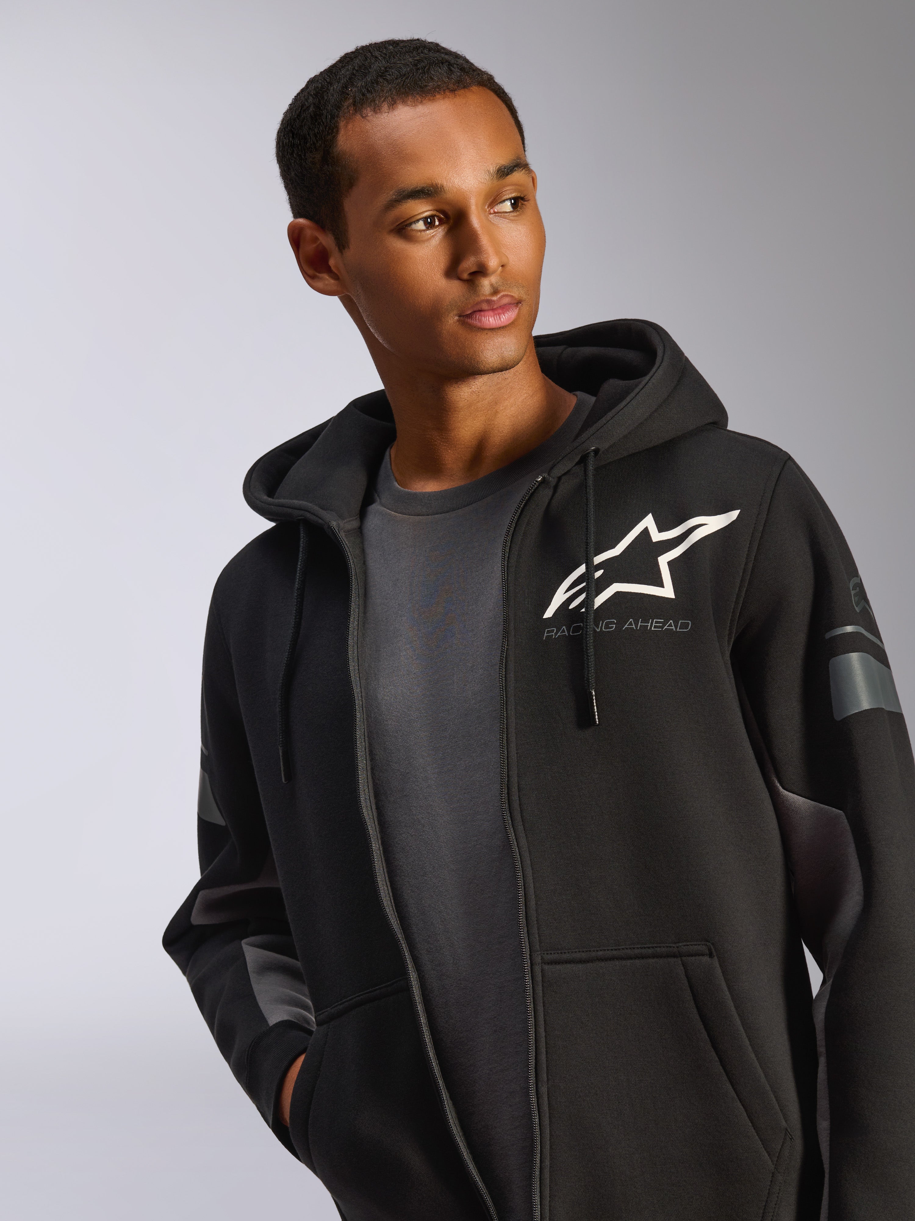 alpinestars ジップパーカー XL Esemex - Black Sportswear Hoodie | Alpinestars®