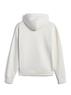 Alpinestars Essentials Ageless Zip Hoodie, back view, off-white, casual fleece streetwear, drawstring hood, long sleeves, clean minimalist design