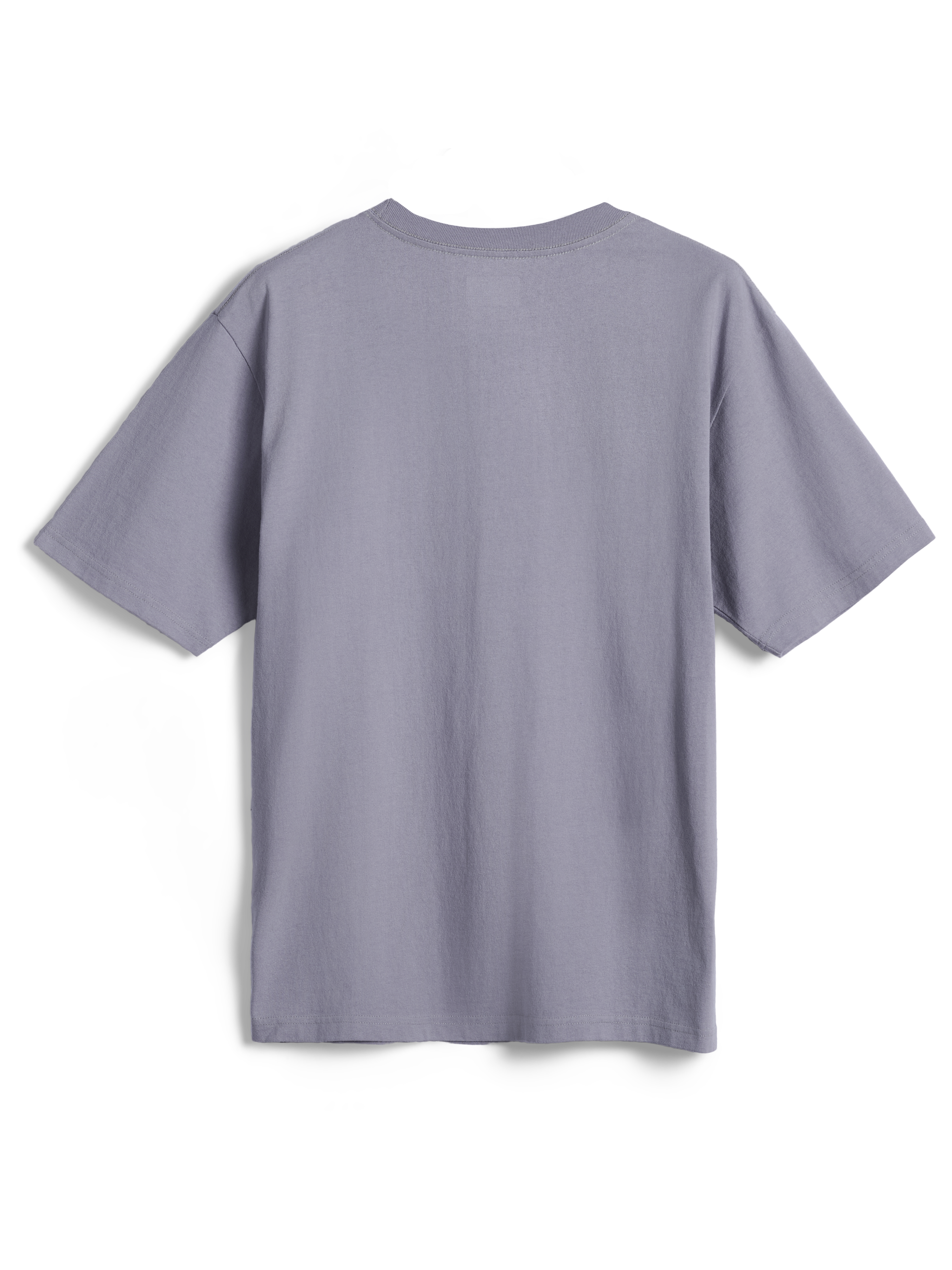 Alpinestars Essentials Ageless SS Tee, Short Sleeve T-Shirt, Silver, back view, plain design, relaxed fit, organic cotton casual streetwear
