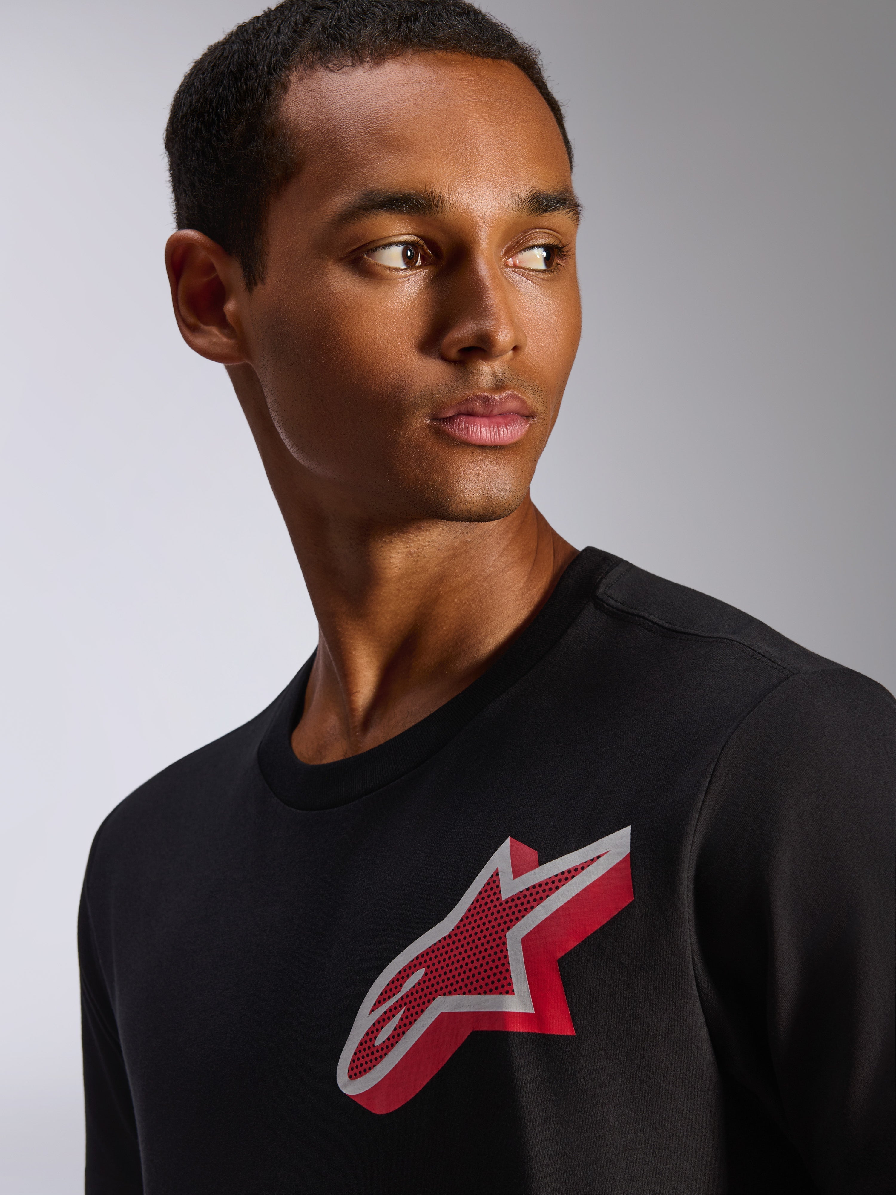 Shaded CSF Tee - Black Sportswear Tee | Alpinestars®