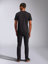 Alpinestars Waving CSF Tee, Short Sleeve T-Shirt, Black, back view of model, casual motorsport streetwear