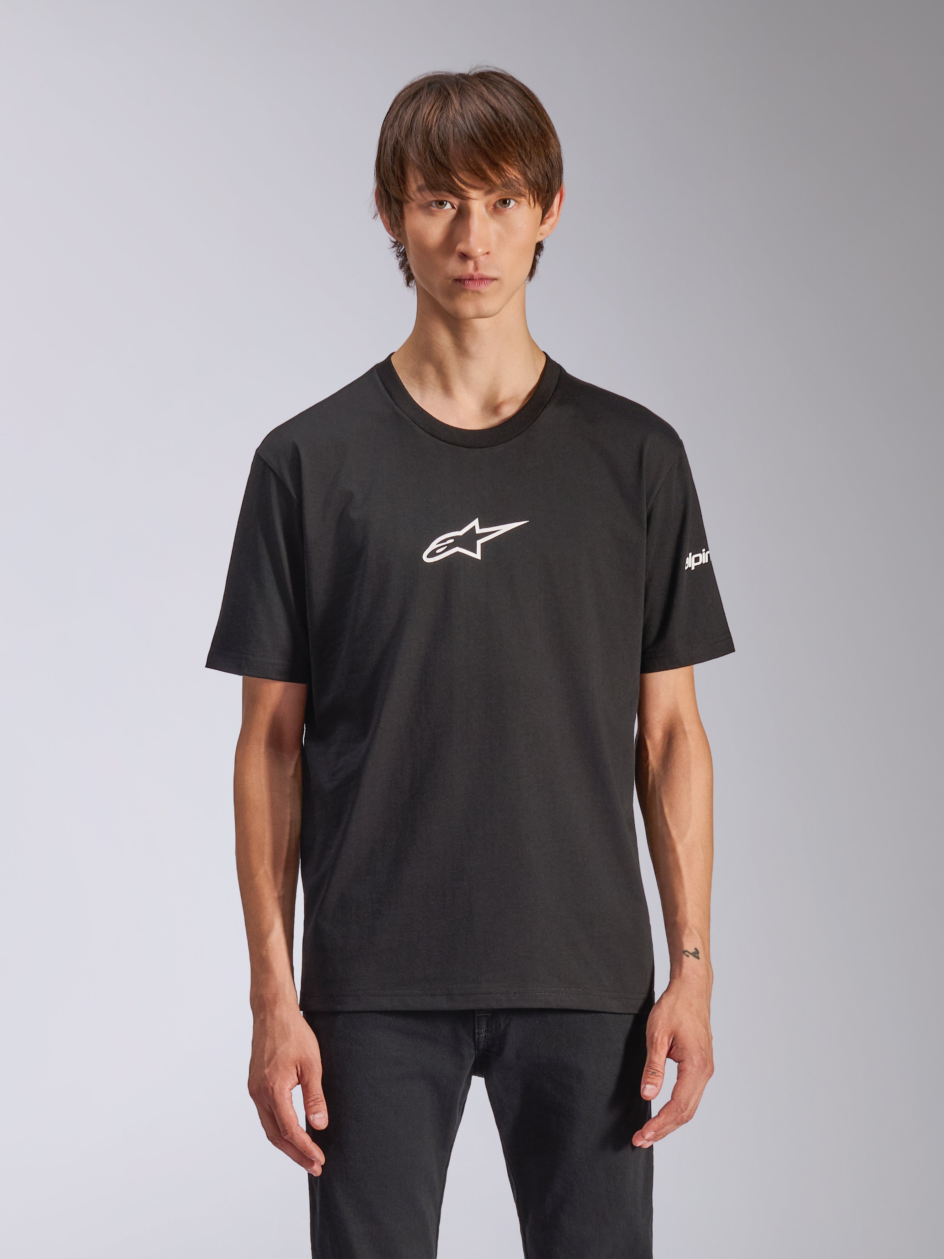 Frontal CSF Tee - Black Sportswear Tee | Alpinestars®