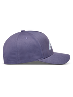 Alpinestars Ageless Snapback Hat, Dusty Purple twill with curved bill, structured crown, and embroidered logo.