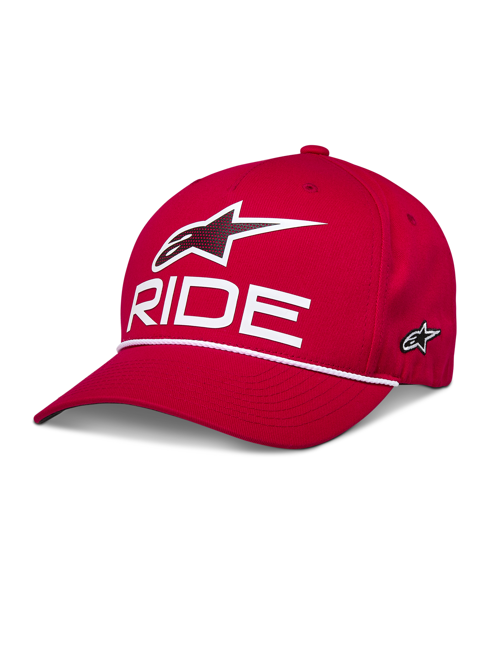 Transparent Snapback Hats Red Bright Leaf Hats: Red White Mesh