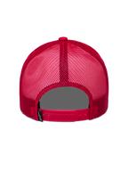 Alpinestars Ageless Snapback Hat, Red, rear view featuring breathable mesh panels, adjustable snap closure, and logo tag.