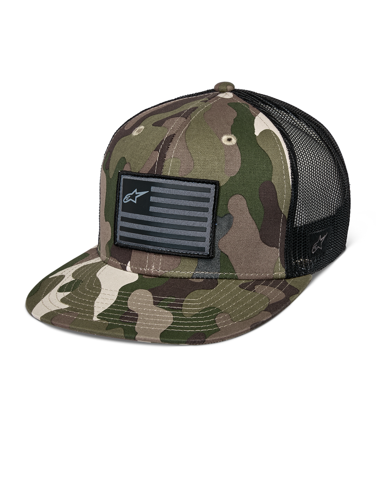 Flag Flat Trucker Hat